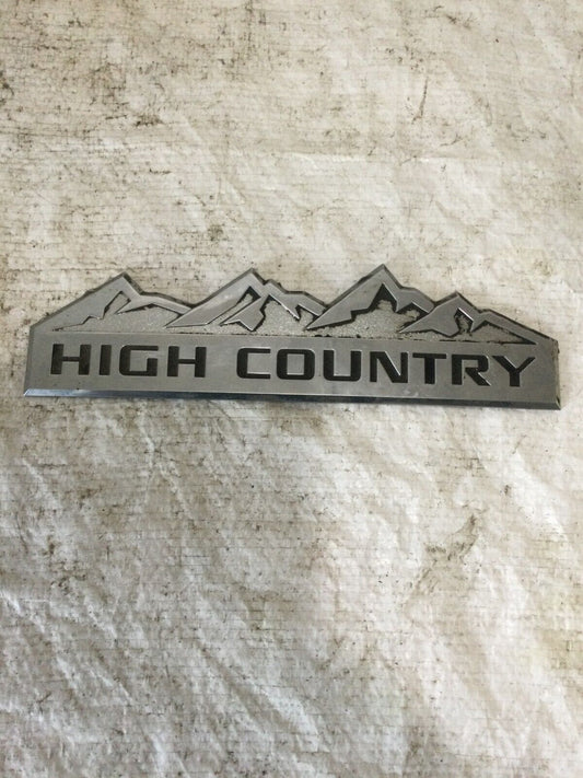 14-19 Chevy Silverado High Country Emblem Chrome Badge Logo Symbol Genuine OEM