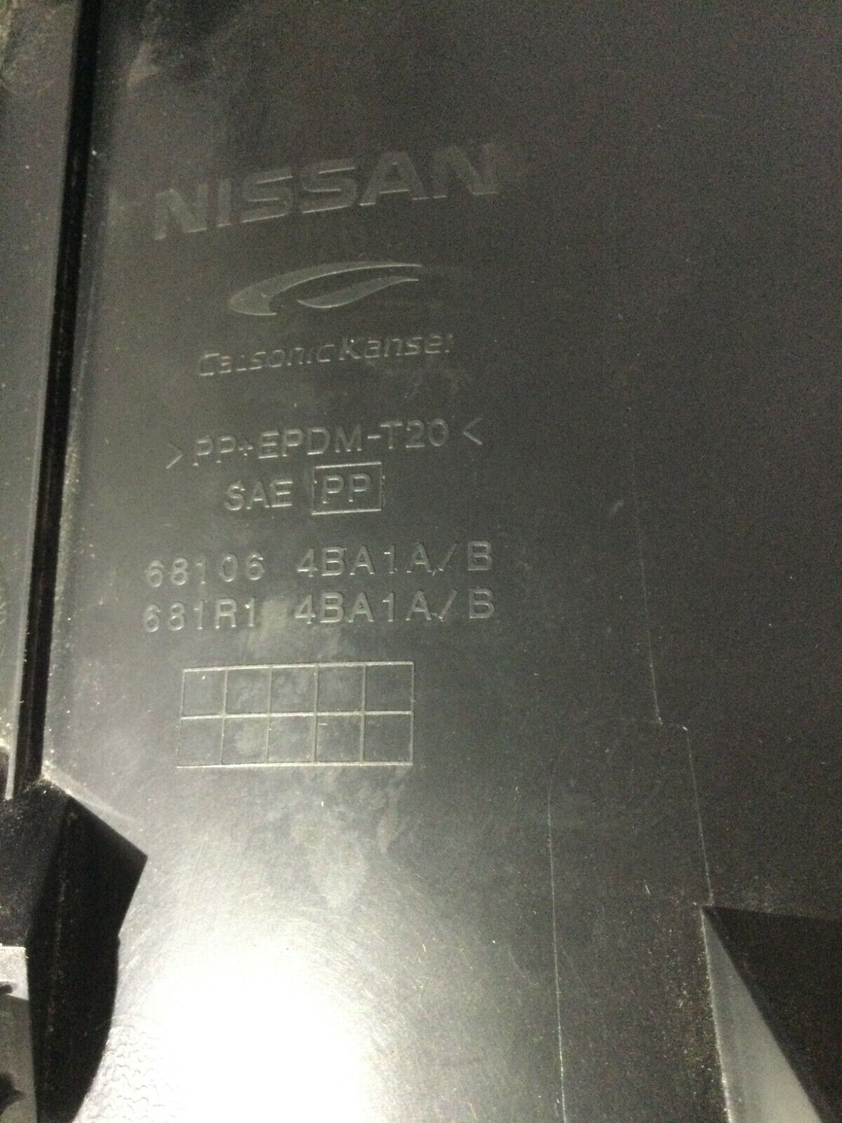 2020 Nissan Rogue Instrument Panel Lower Knee Bolster 68106-4BA1A OEM