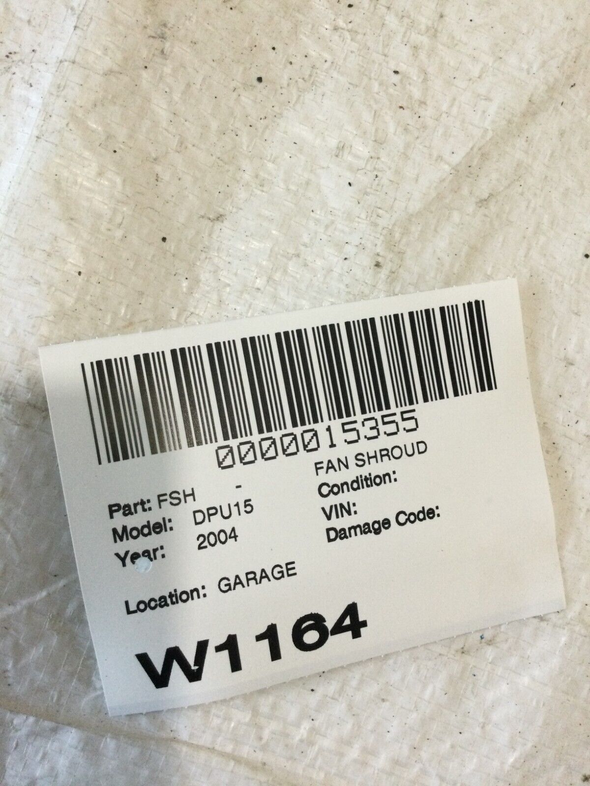 2004 Dodge Ram 1500 Intercooler Cooling Fan Assembly 1115088 OEM