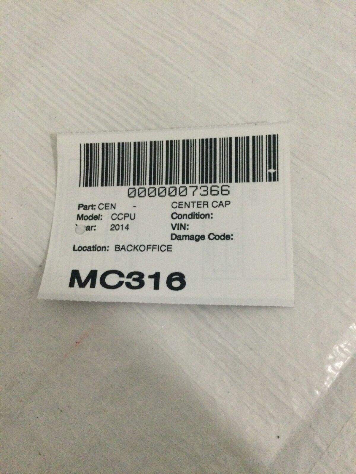 Chevy Silverado Suburban 2500 Wheel Center Cap 9596342 OEM