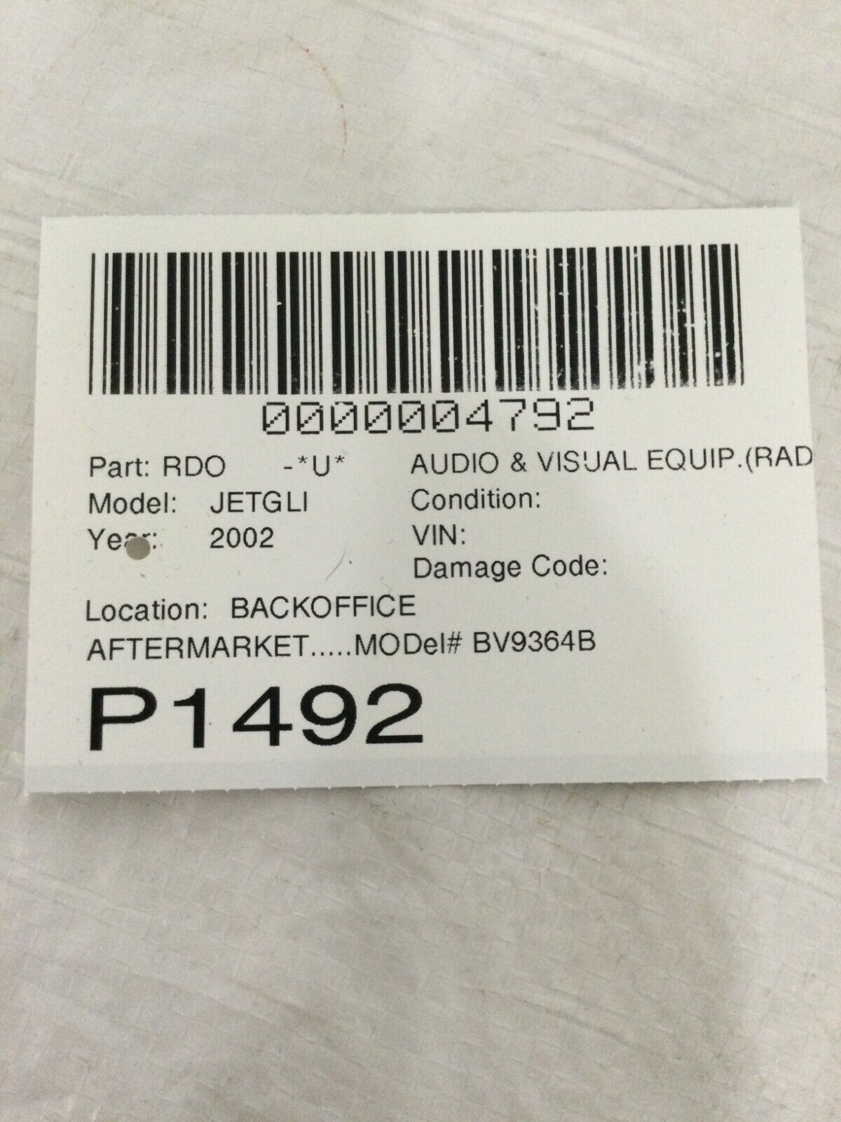 Aftermarket Boss BV9364B Radio Stereo Receiver AM FM CD Bluetooth AUX