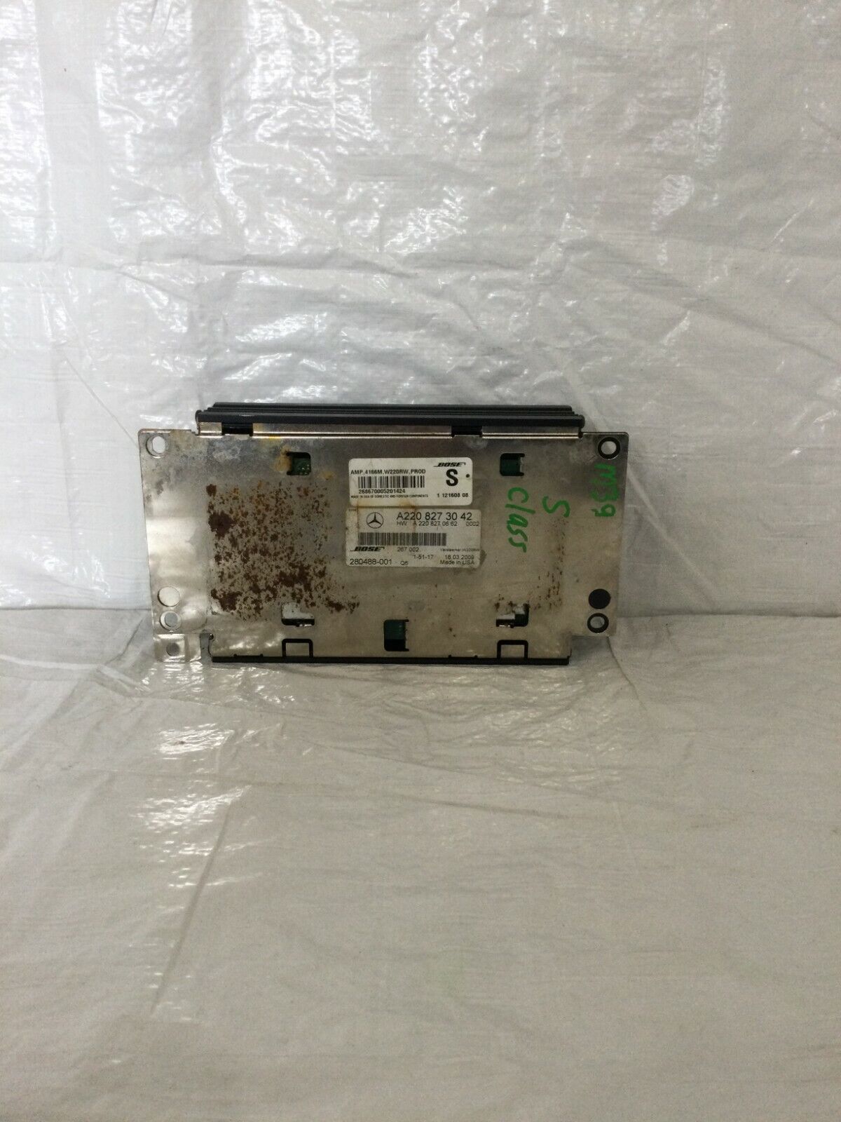 04 05 06 Mercedes Benz S500 S430 S Class Bose Factory Amplifier 2208273042