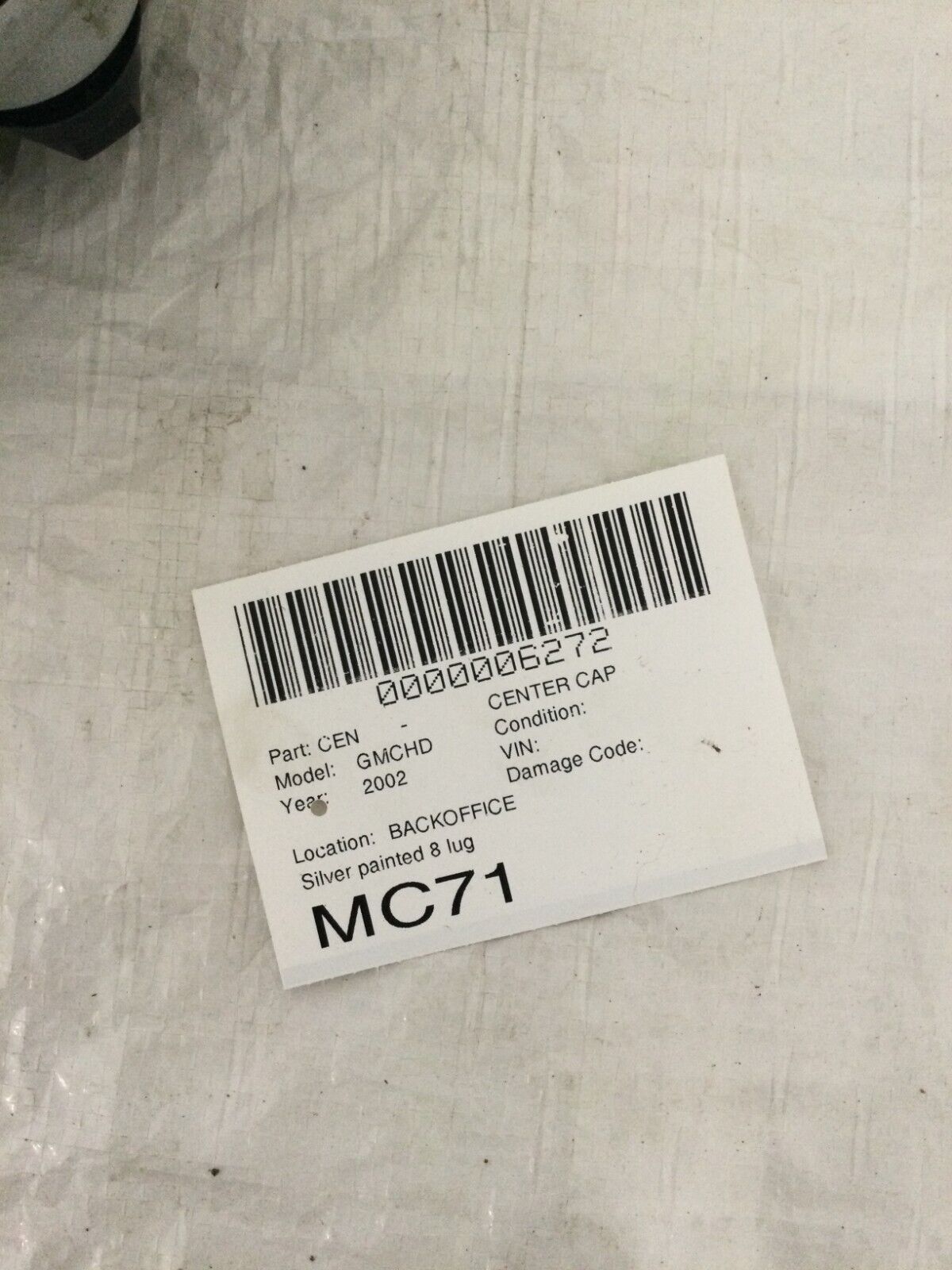 1999-2006 Chevy Silverado 2500 3500HD Wheel Center Hub Cover Cap 15052379 OEM