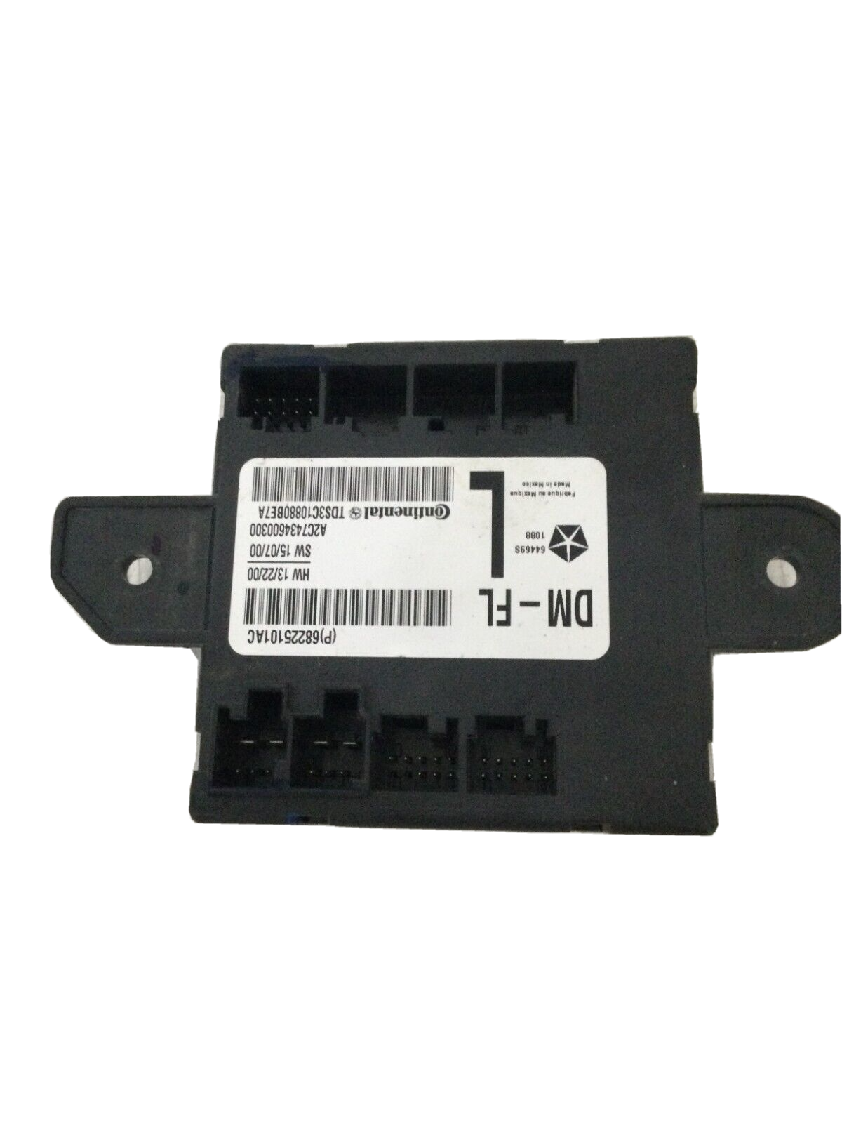 68225101AC 2018 Ram 3500 Front Left Door Module OEM LH