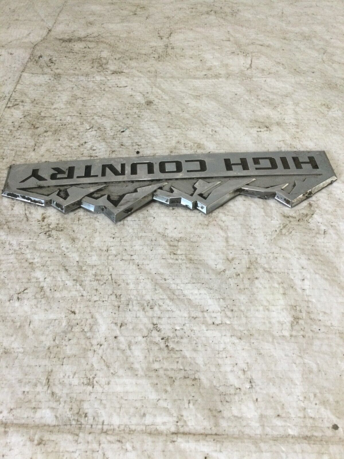 14-19 Chevy Silverado High Country Emblem Chrome Badge Logo Symbol Genuine OEM