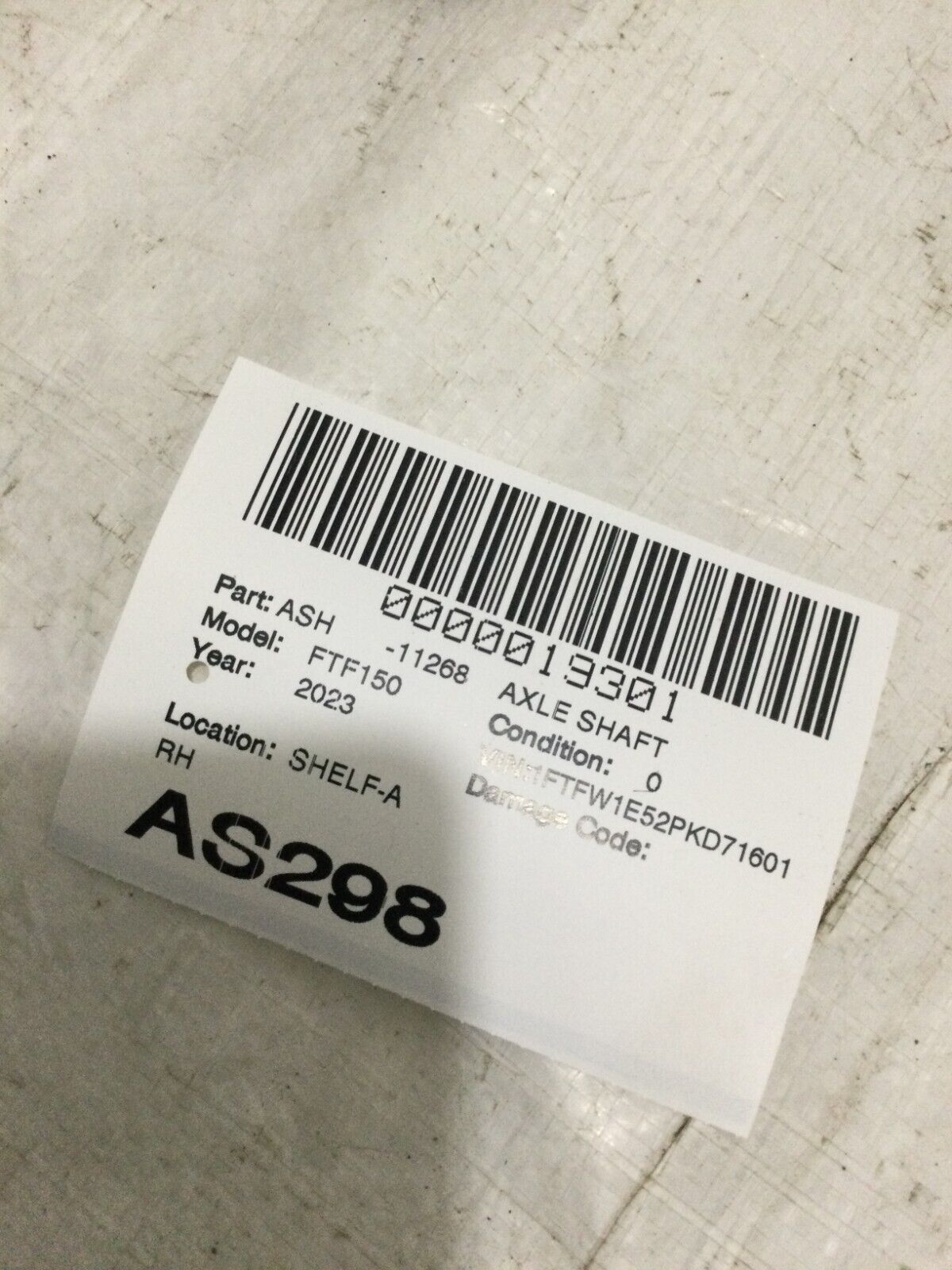 2021-2023 Ford F-150 F150 Front Right Outer CV Axle Shaft OEM