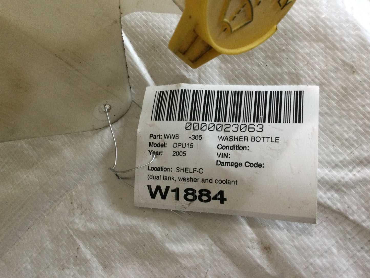 2002-2005 Dodge Ram 1500 Coolant Recovery Bottle OEM 55056502AC