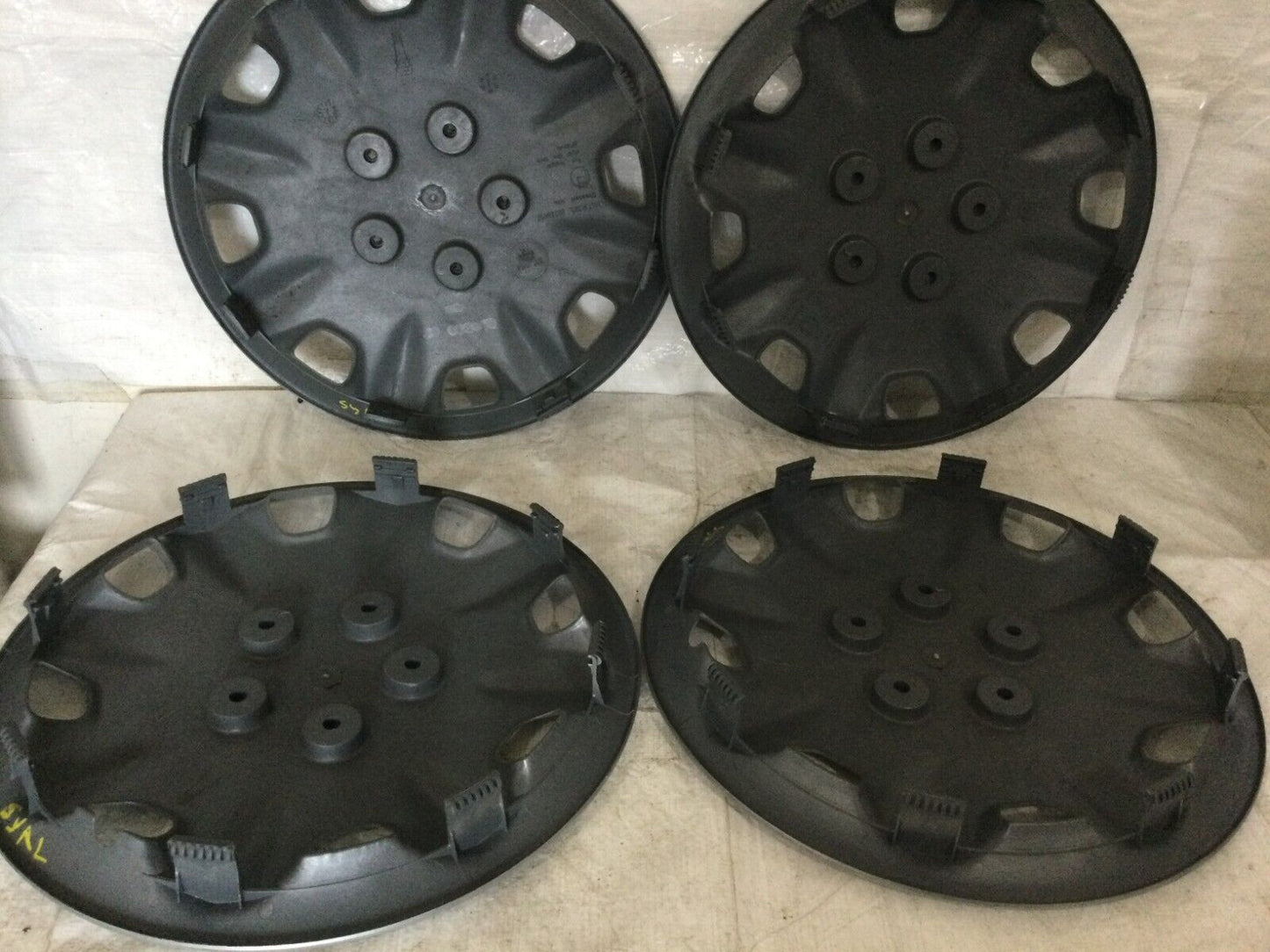 Aftermarket 15" Silver Hub Cap Wheel Cover 86218497 4 Piece Set