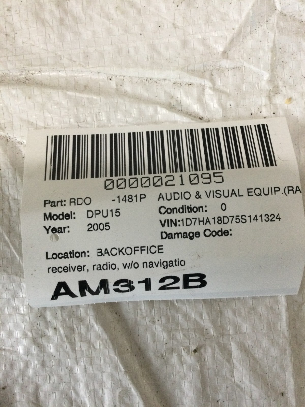 Pioneer AVH-211EX Double DIN 6.2" CD/DVD Stereo Receiver Bluetooth OEM