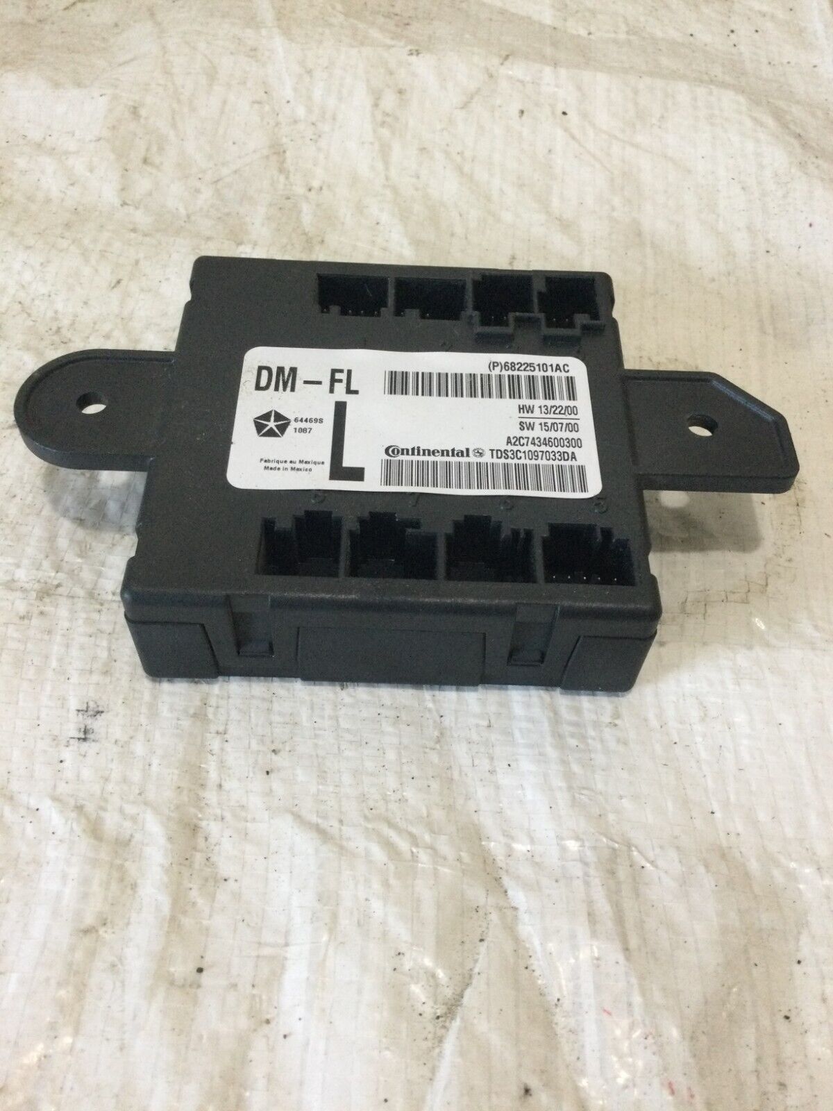 68225101AC 2017 Ram 3500 Front Left Door Control Module OEM LH