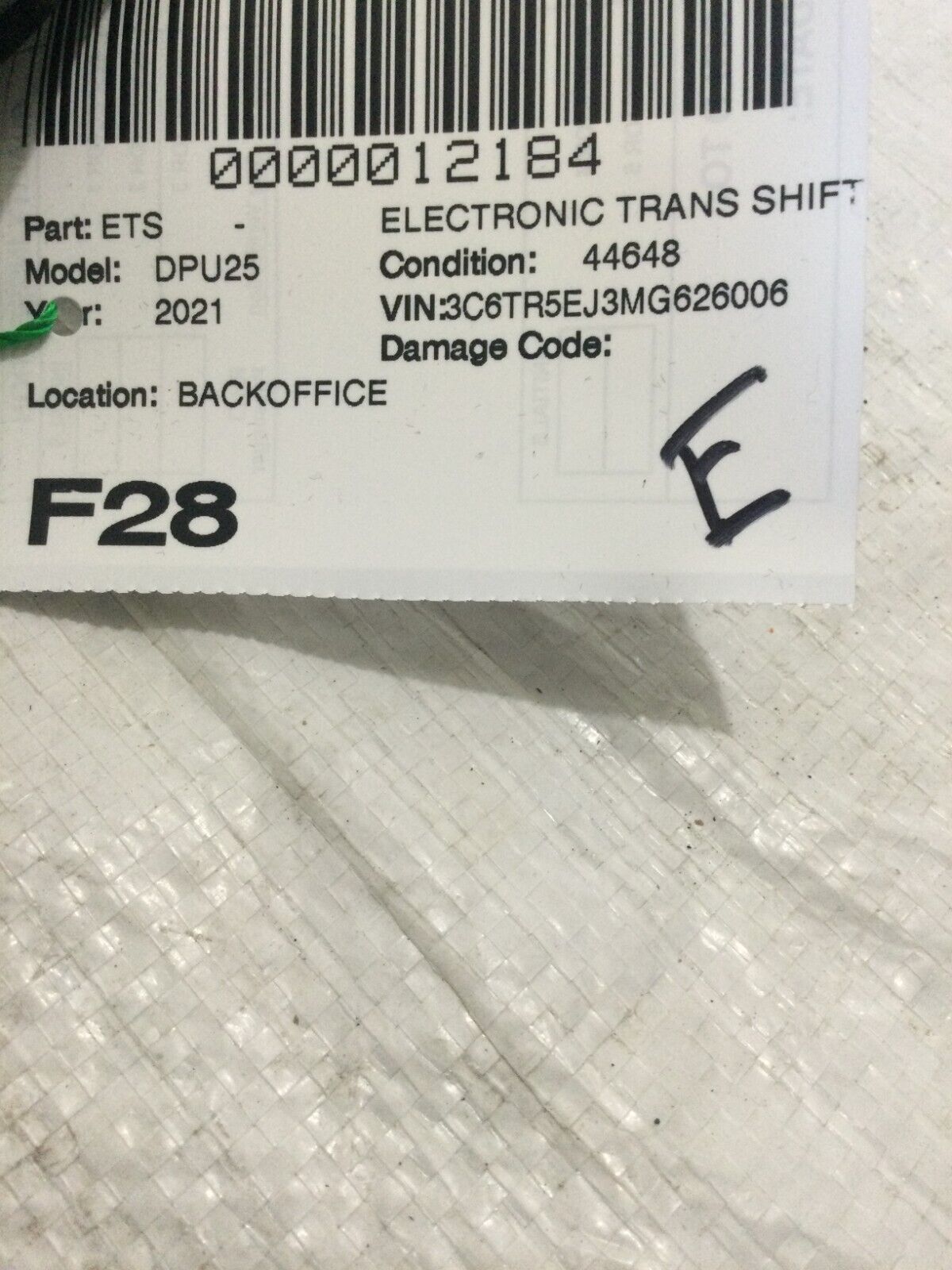 2021 Dodge Ram 2500 New Style Electronic Rotary Transmission Shifter OEM