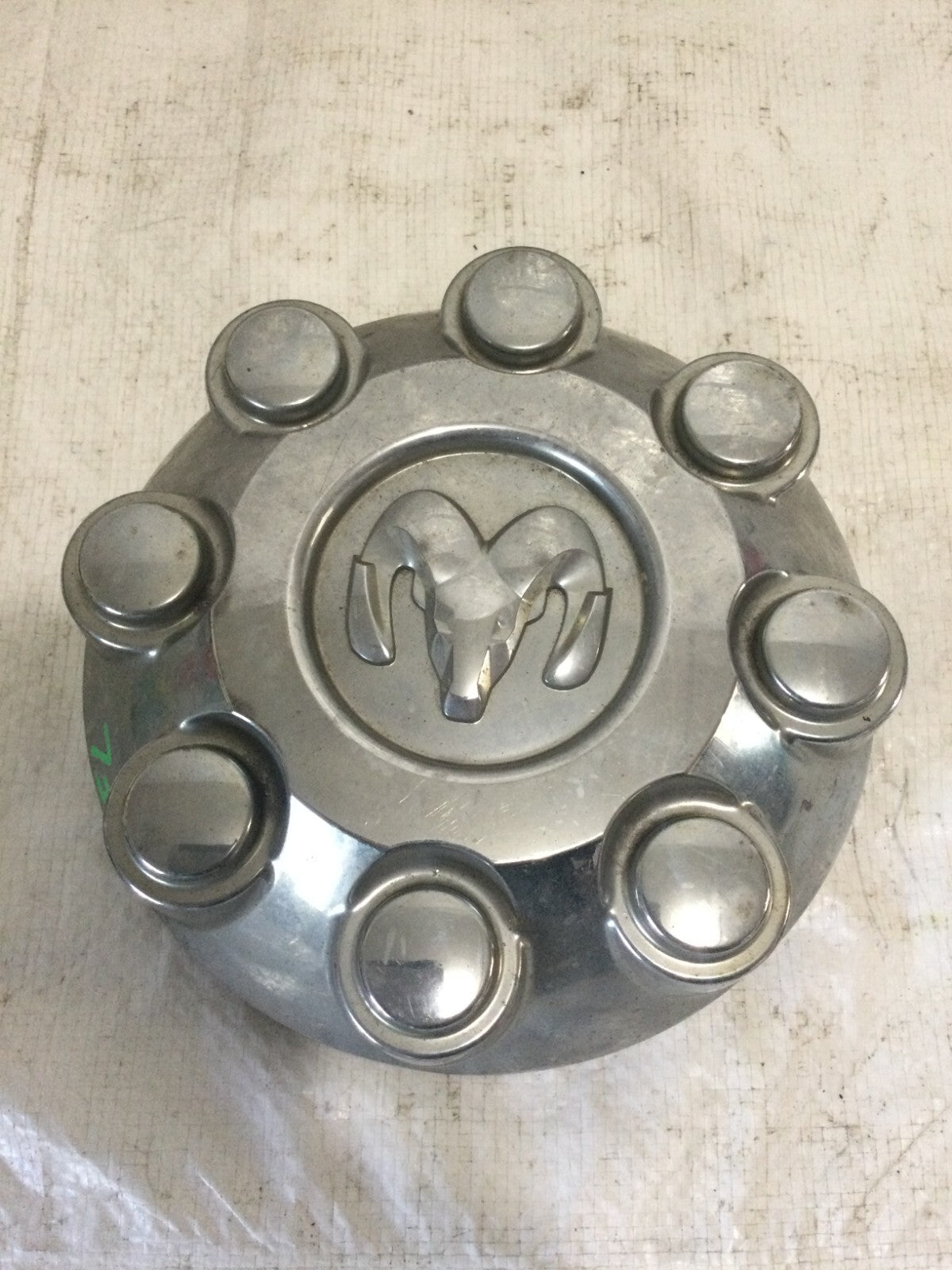 OEM Chrome 8 Lug Dodge Ram 1500 2500 3500 Wheel Center Cap 17" 52121450AD Hubcap