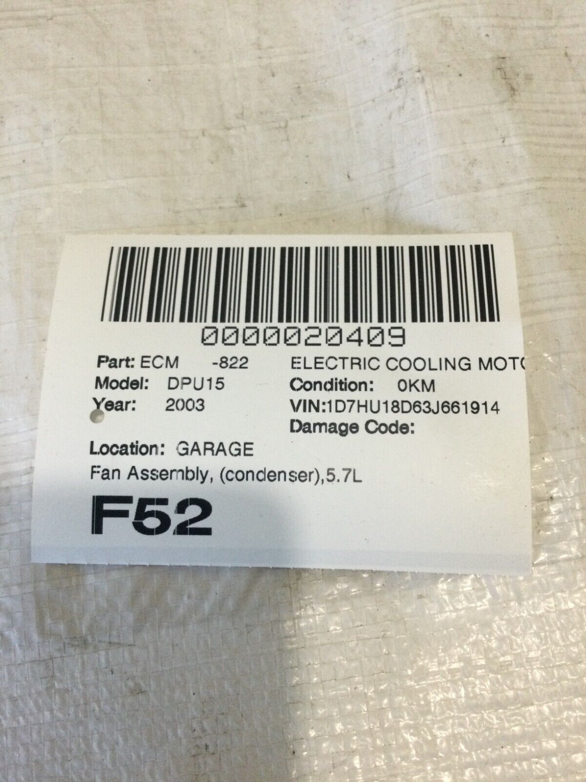 Radiator Cooling Fan Dodge Ram 1500 Engine Motor Blade Clutch OEM