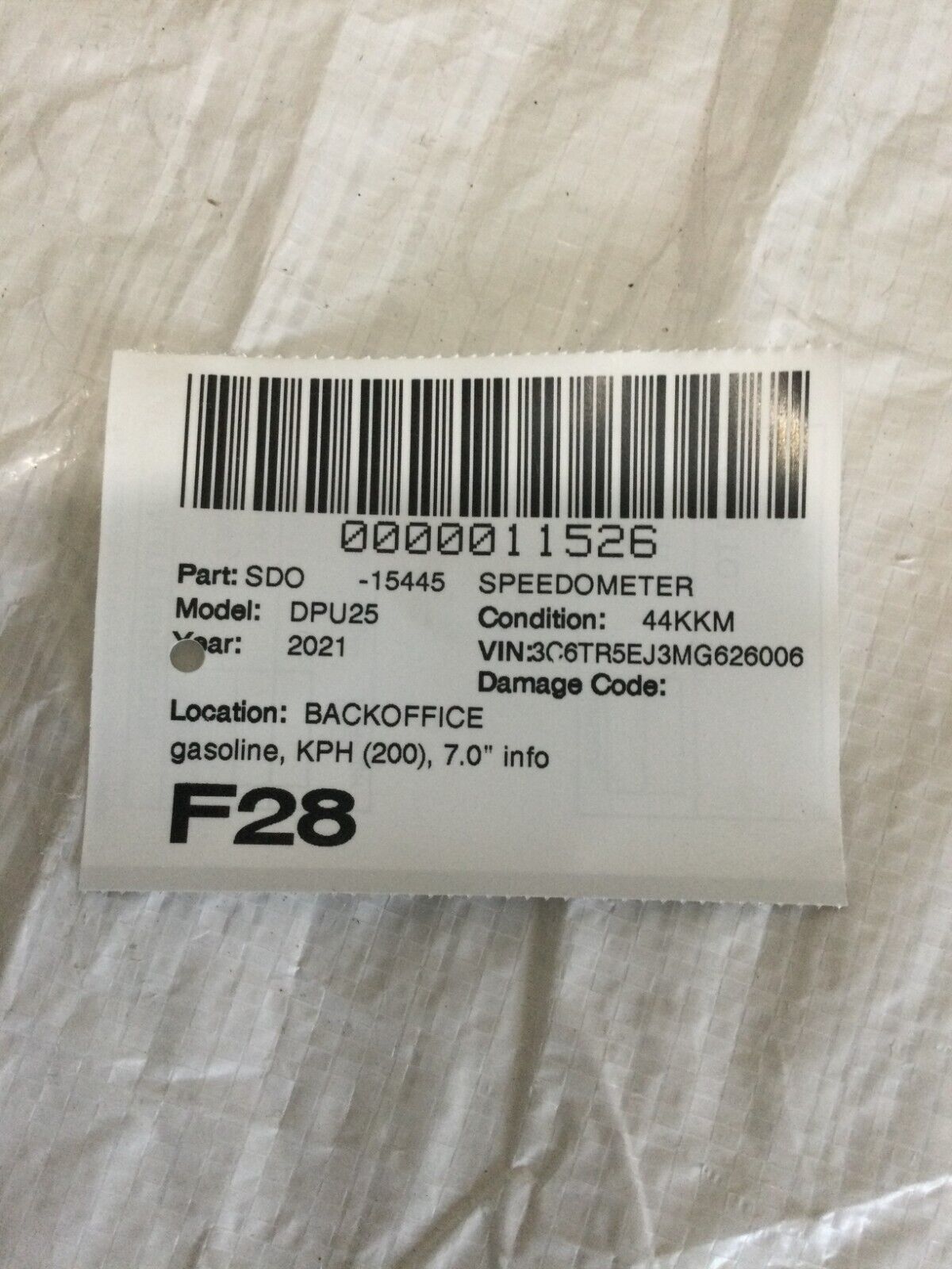 2019-2022 Ram 2500 6.4L Crew Cab Power Wagon Speedometer Cluster KPH OEM