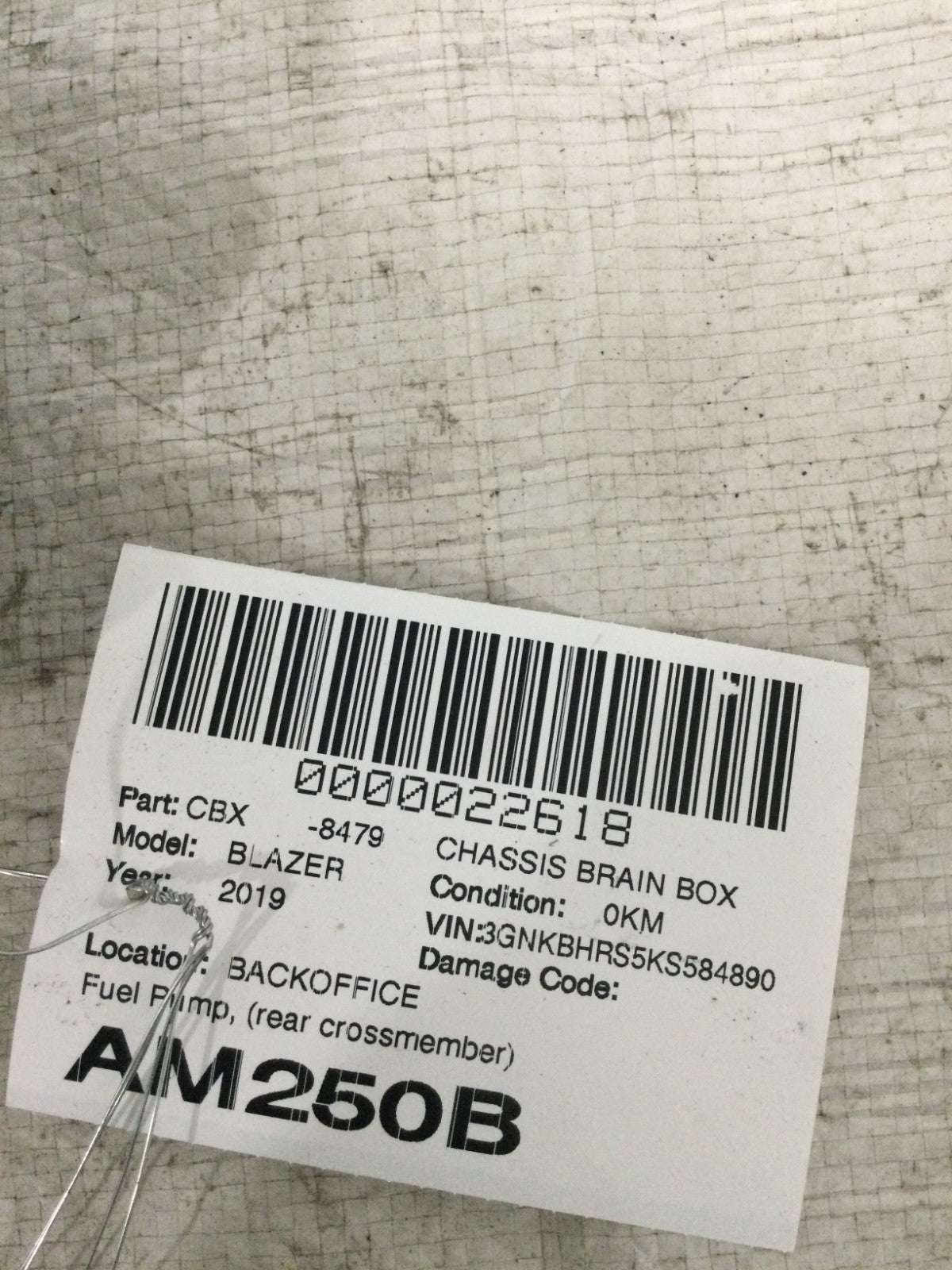 2019 Chevrolet Blazer Fuel Pump Power Control Module OEM 23382564