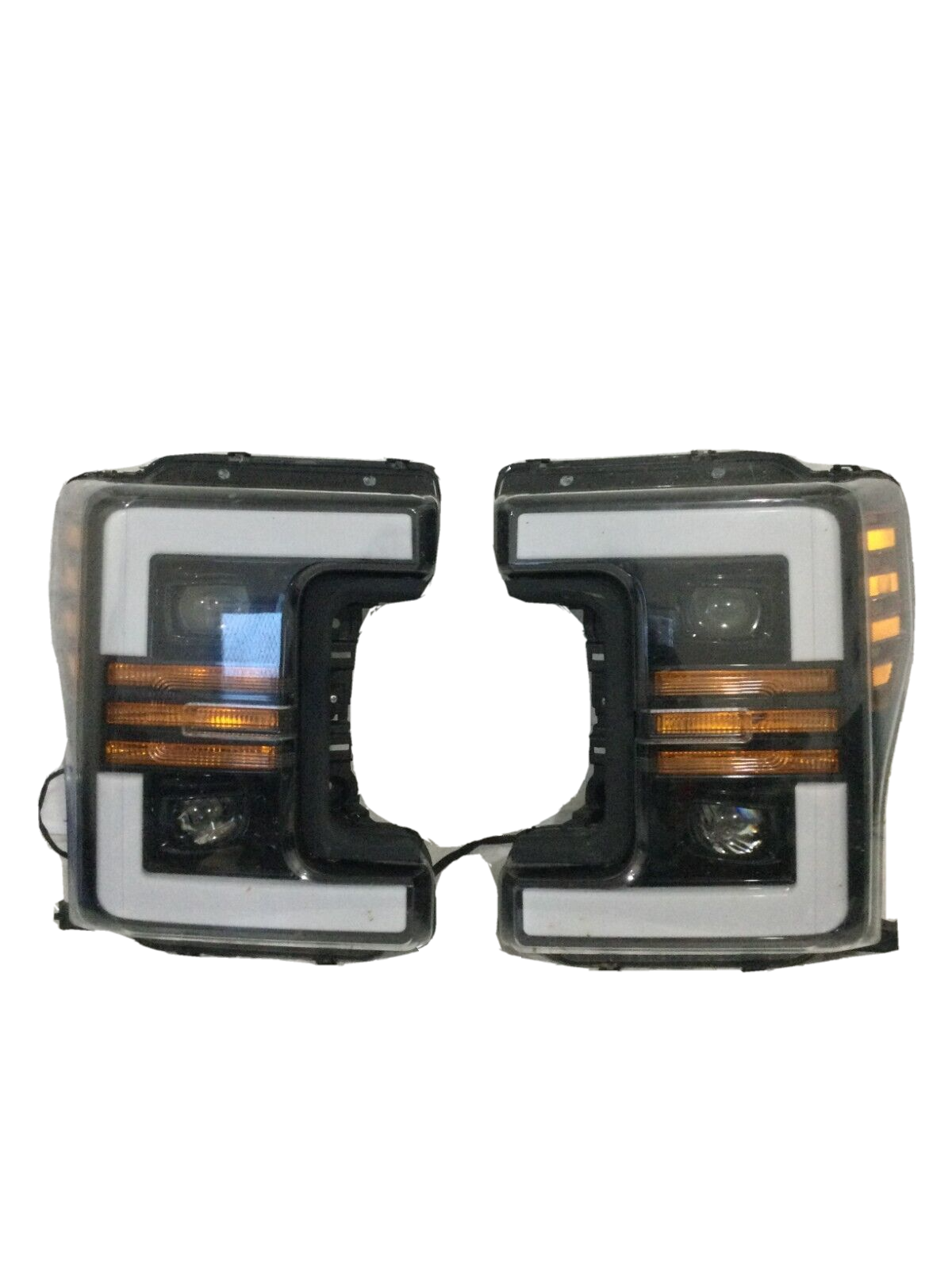 AlphaRex For Ford F250 Super Duty 2017-2019 Projector Headlight NOVA Matte Black