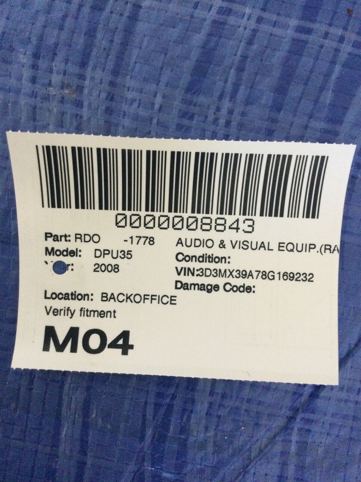 Satellite Receiver, 2008 Ram 1500 2500 3500 OEM 56046029AE