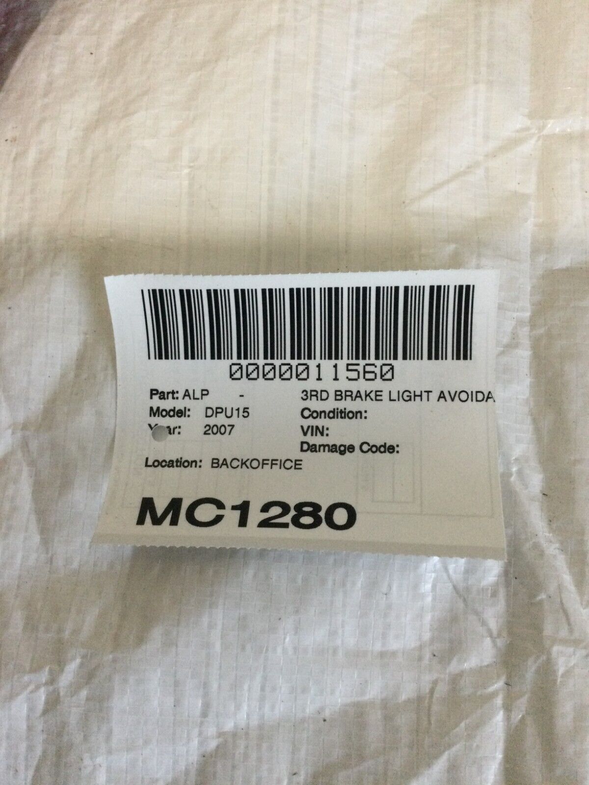 2002-2008 Dodge Ram 1500 2500 3500 Third 3rd Brake Light OEM 55077123AE