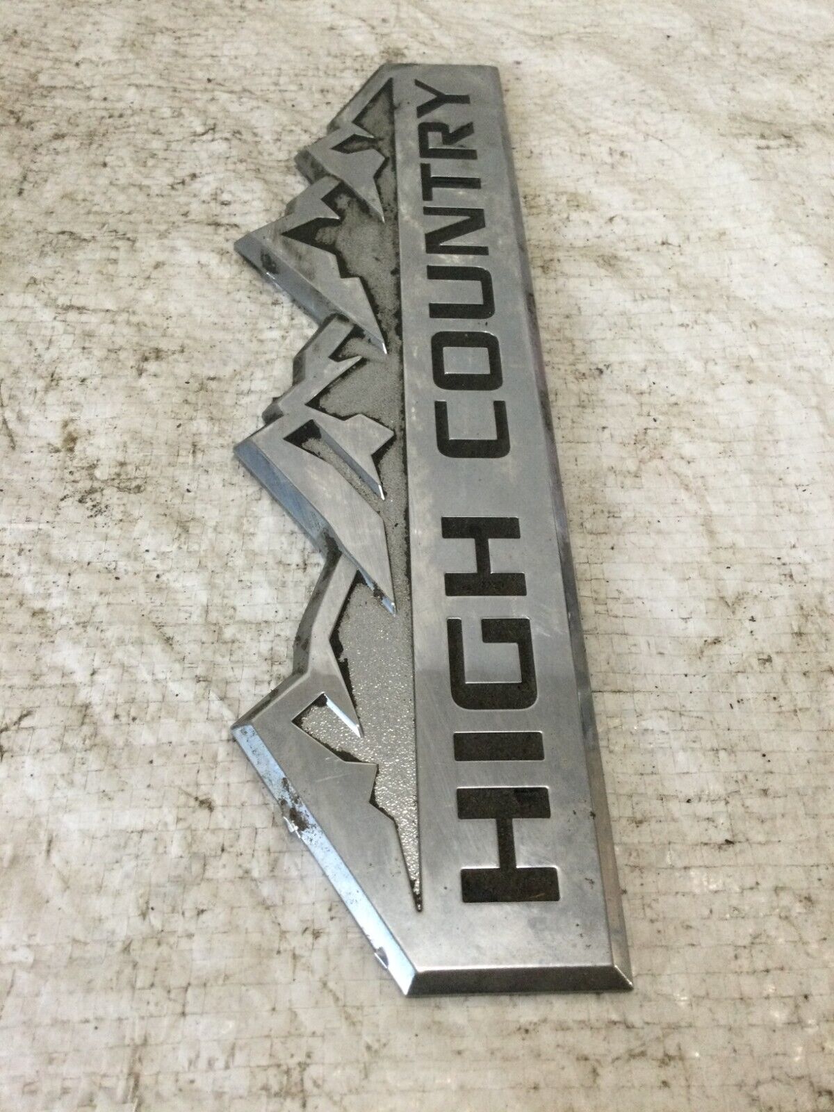 14-19 Chevy Silverado High Country Emblem Chrome Badge Logo Symbol Genuine OEM