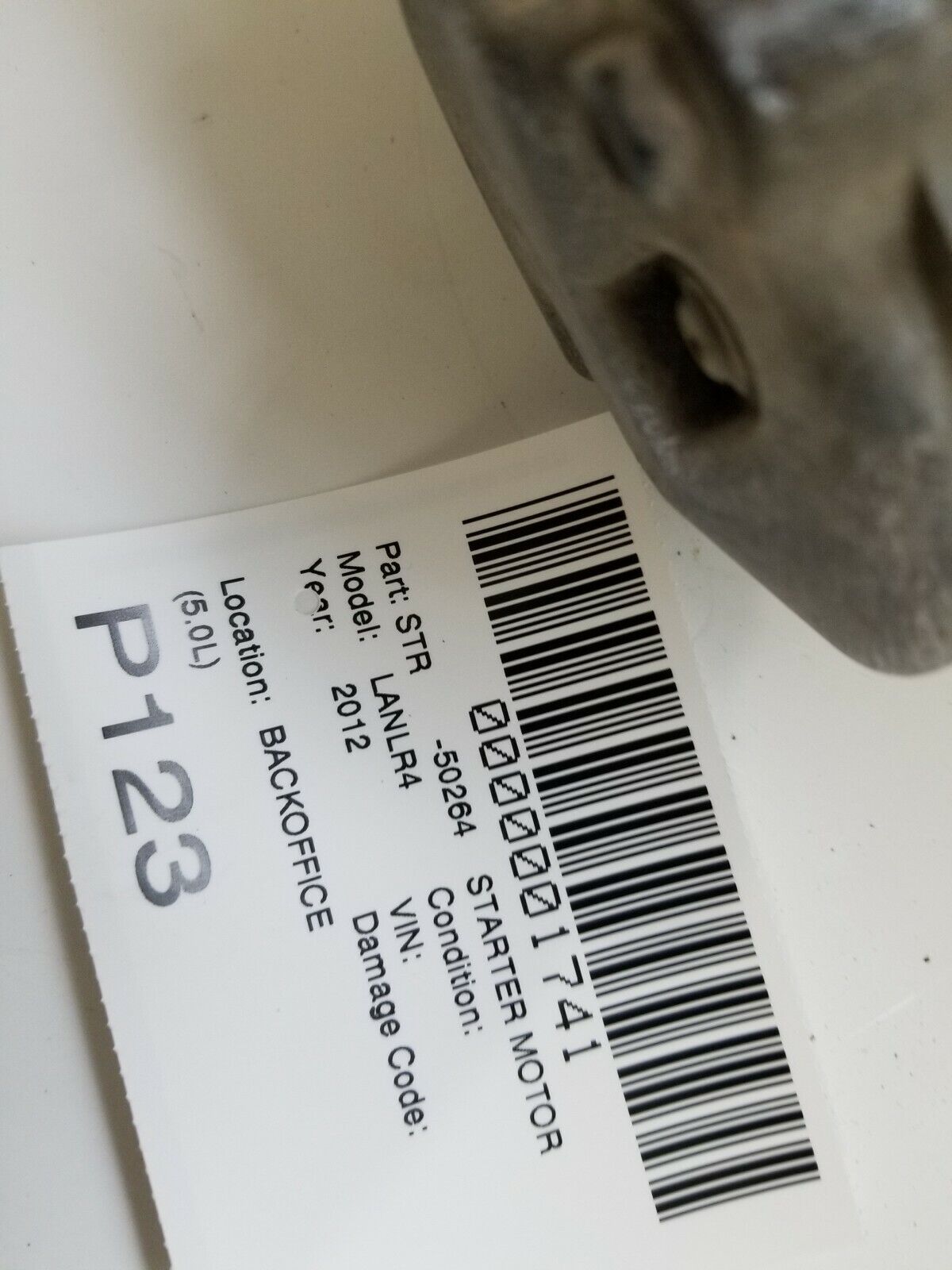 Land Rover LR4 2010-2013 OEM Engine Starter Motor 5.0L V8 AH42-11001-BB