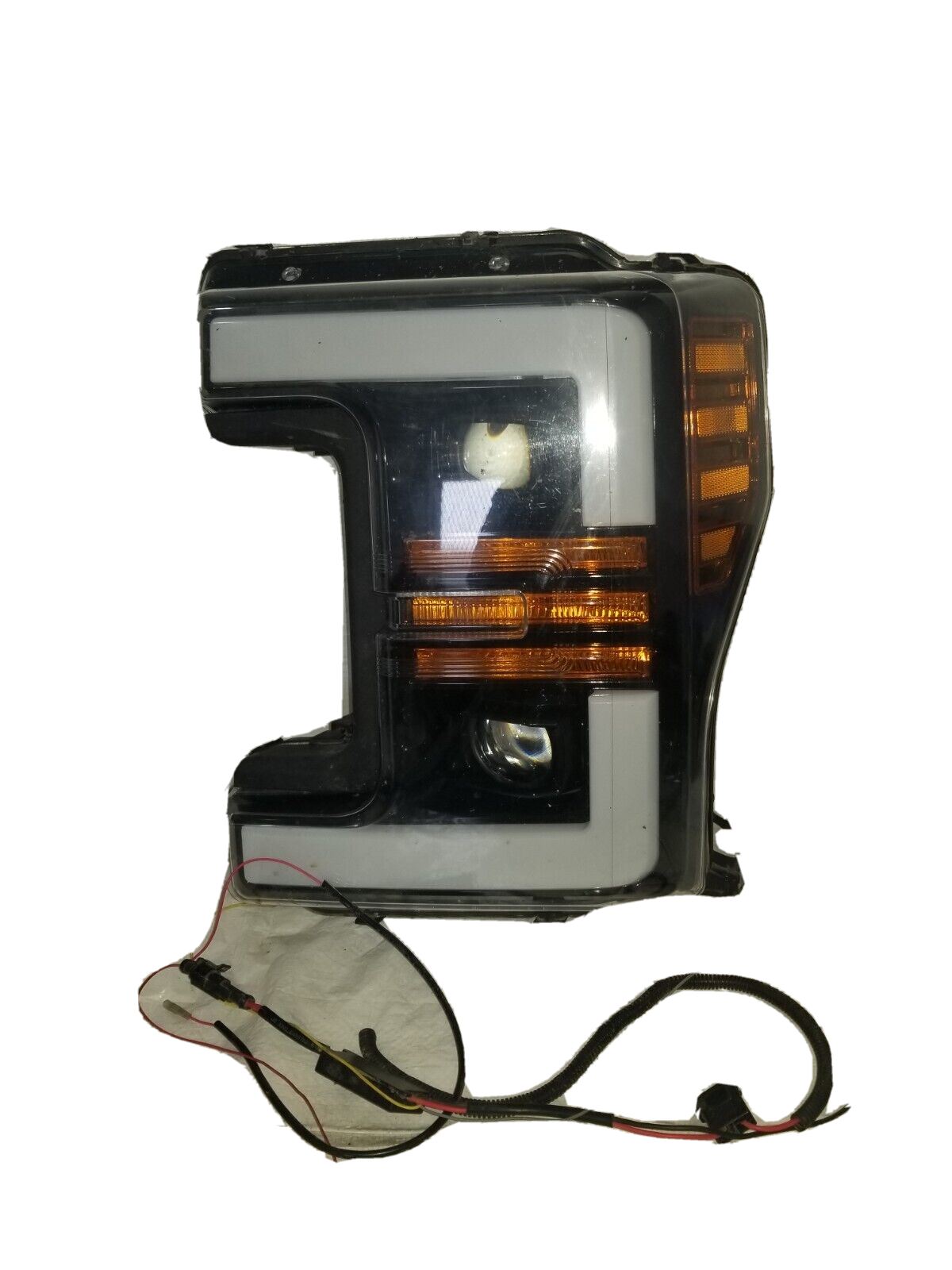 AlphaRex For Ford F250 Super Duty 2017-2019 Projector Headlight NOVA Matte Black