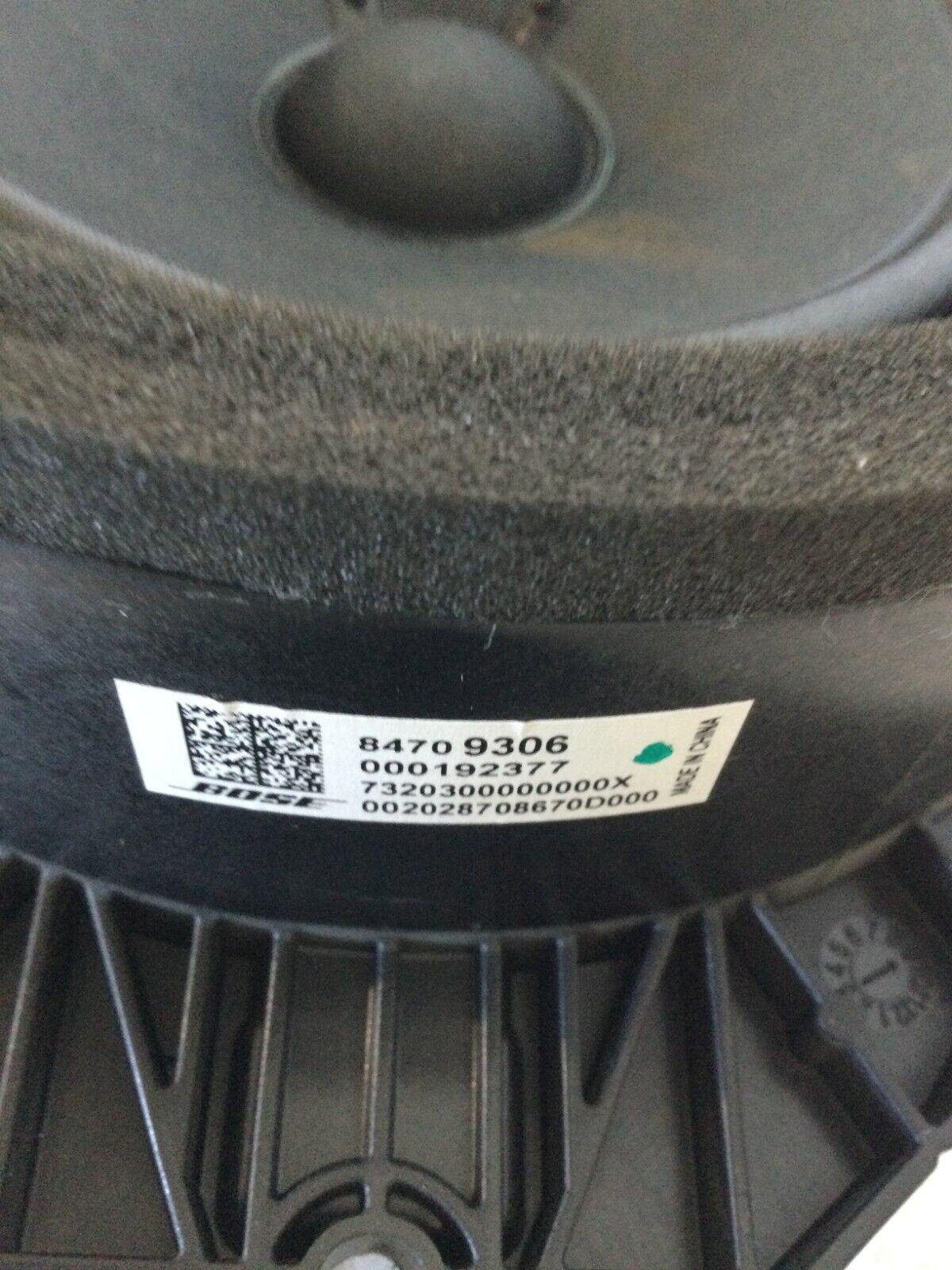 2021 Chevrolet Silverado 1500 Rear Right Door Speaker OEM 84709306