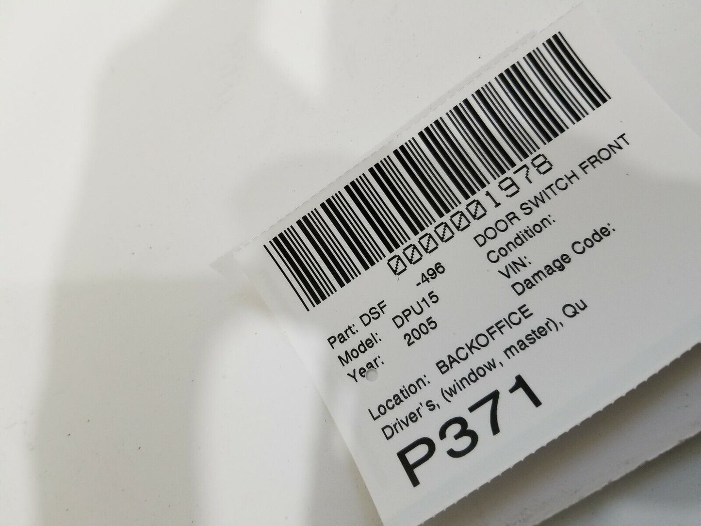 2003-2008 Dodge Ram Window Switch Right Front RH Passenger OEM