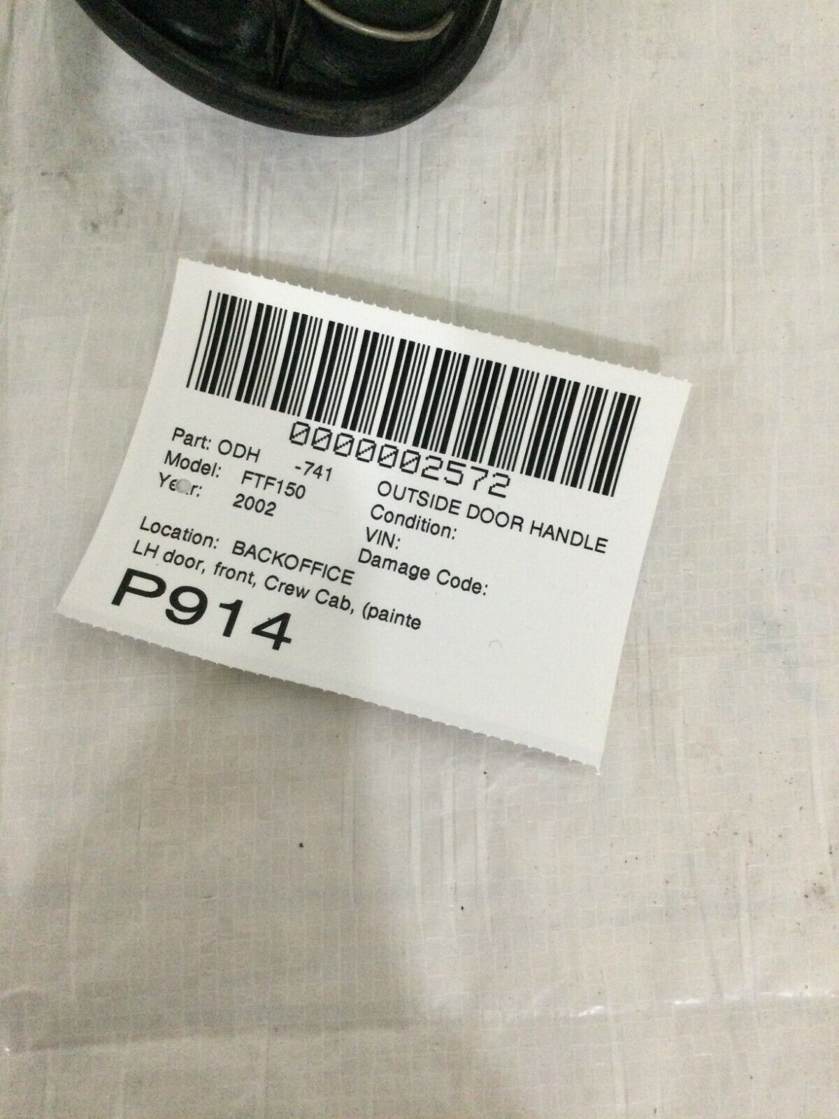2002 Ford F-150 F150 Front Left Driver Exterior Door Handle OEM