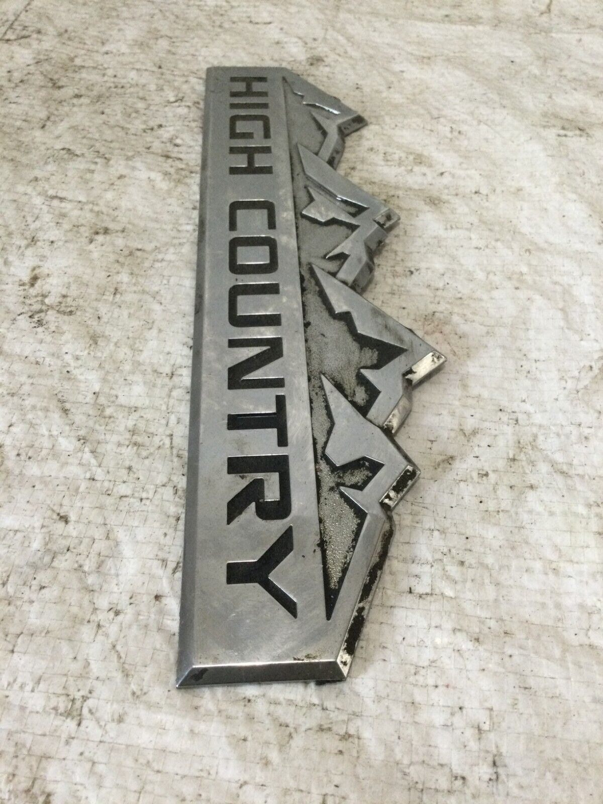 14-19 Chevy Silverado High Country Emblem Chrome Badge Logo Symbol Genuine OEM