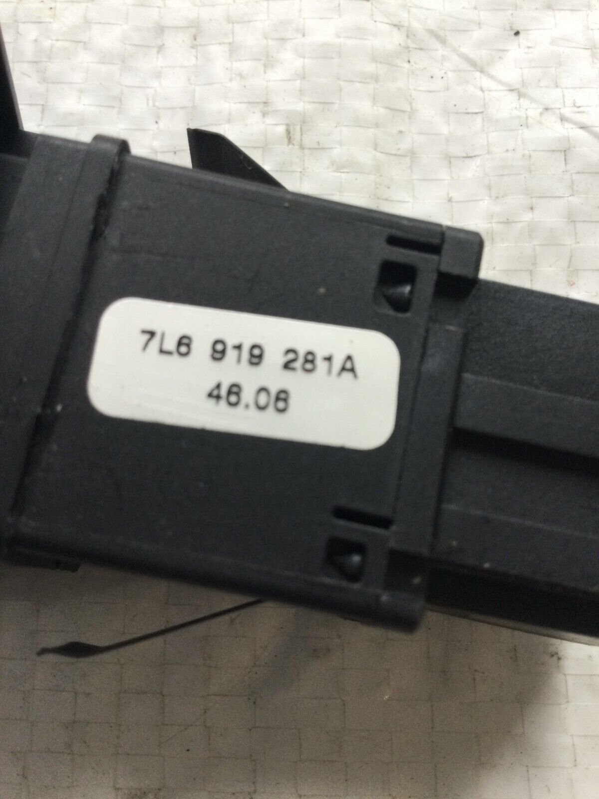 Volkswagen Touareg 2007 Parking (PDC) sensor switch 7L6919281A