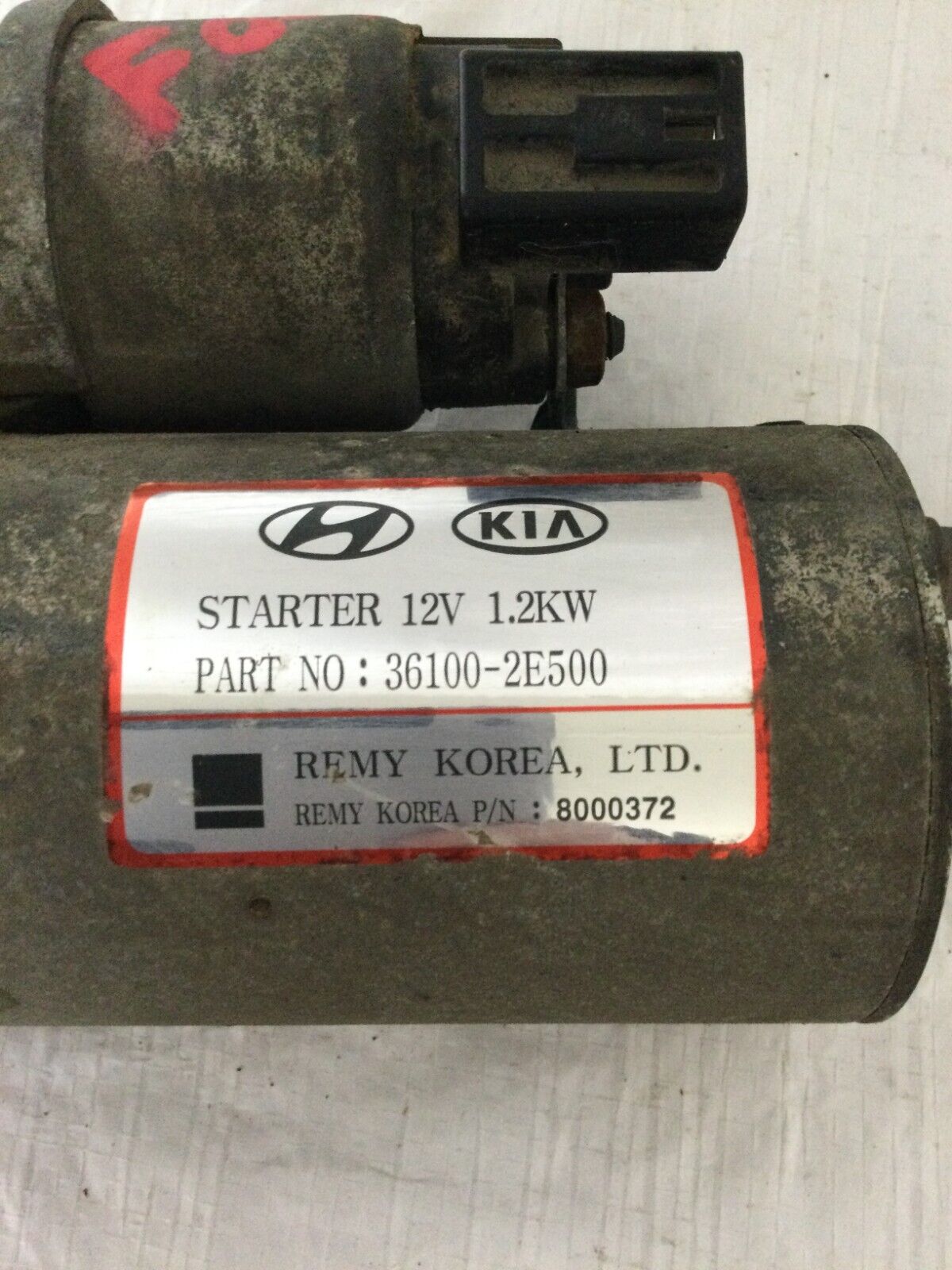 Hyundai Elantra 2012 2013 2014 (1.8L) Engine Starter Motor OEM