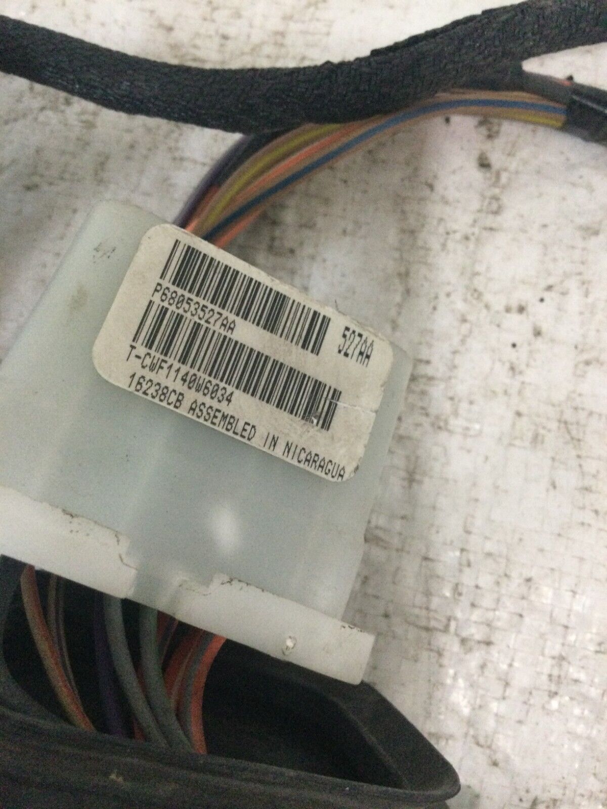 Rear Right Door Wiring Harness 2010-2012 Ram 1500 2500 3500 68053527AA CREW CAB