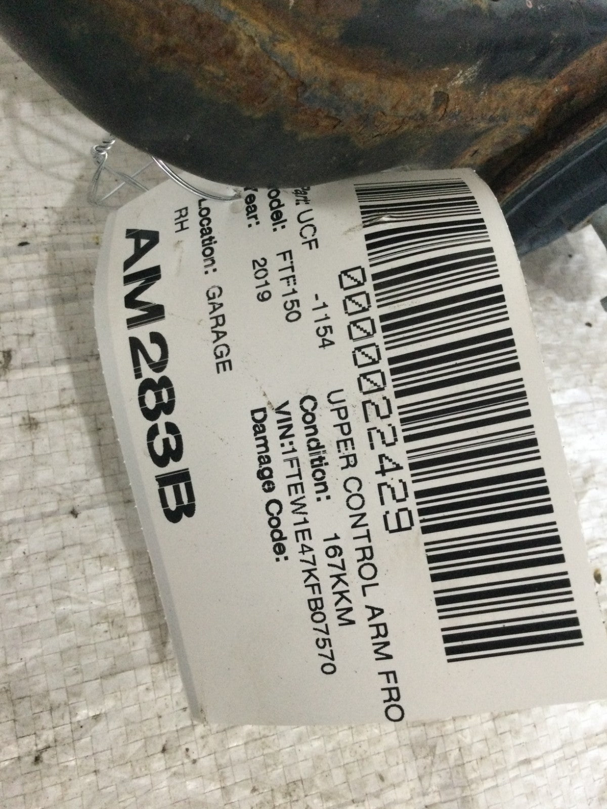 2019 Ford F-150 Right Upper Control Arm OEM