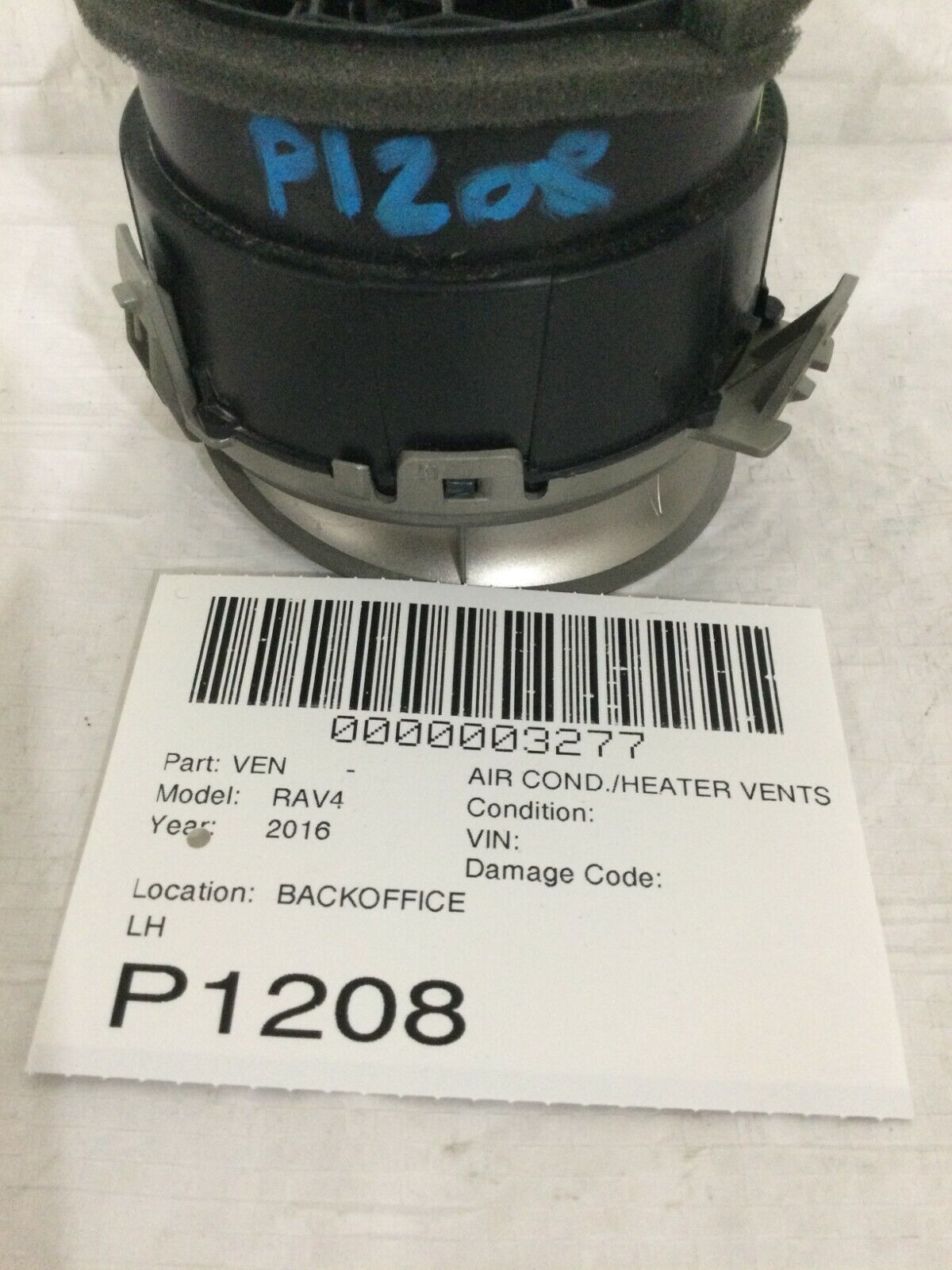 2016 Toyota RAV4 Front Dash Air Vent 55660-0R010 OEM Left LH
