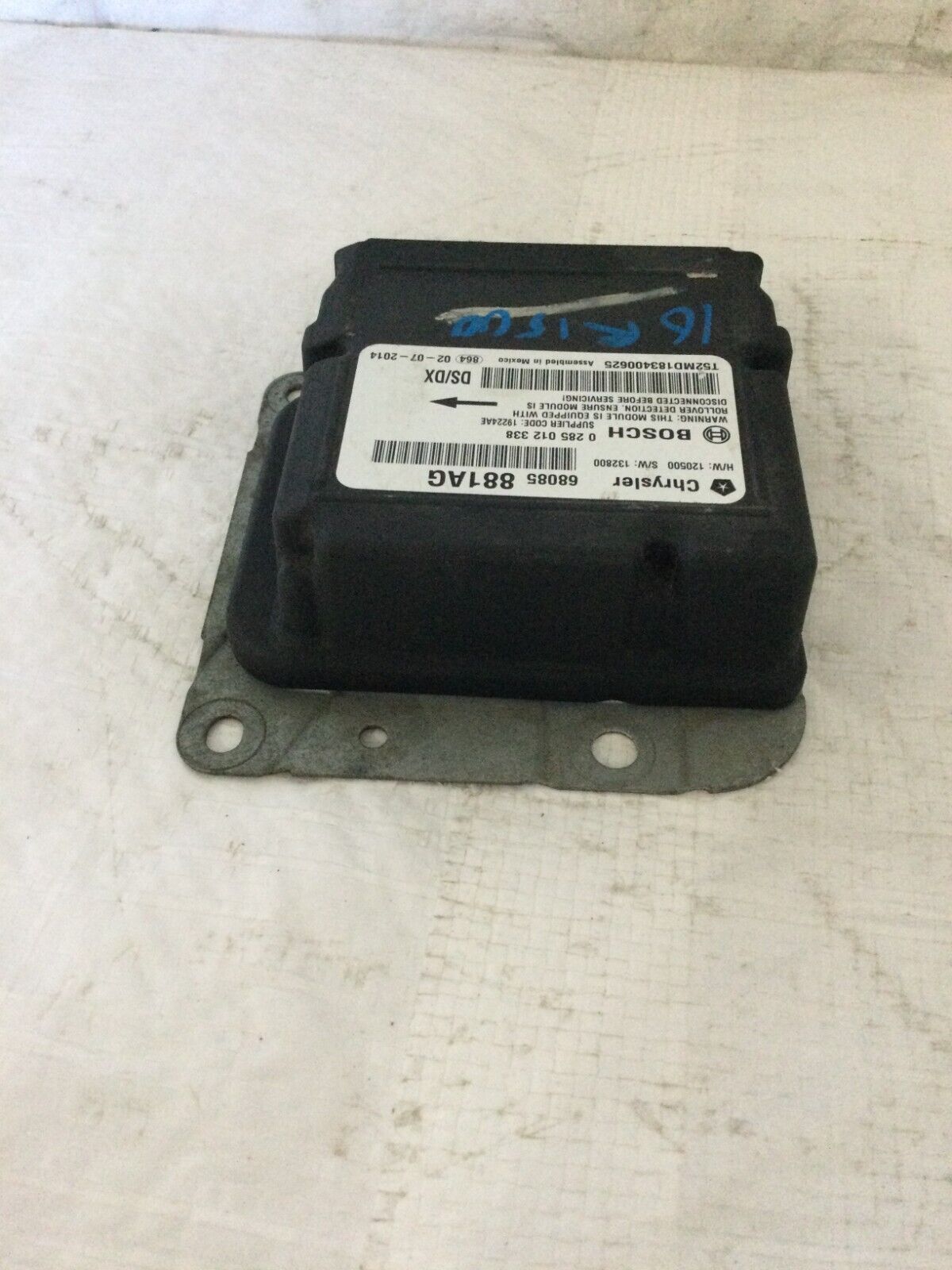 Bag Control Module Fits 13-20 DODGE 1500 PICKUP p68085881AG 68085881AG