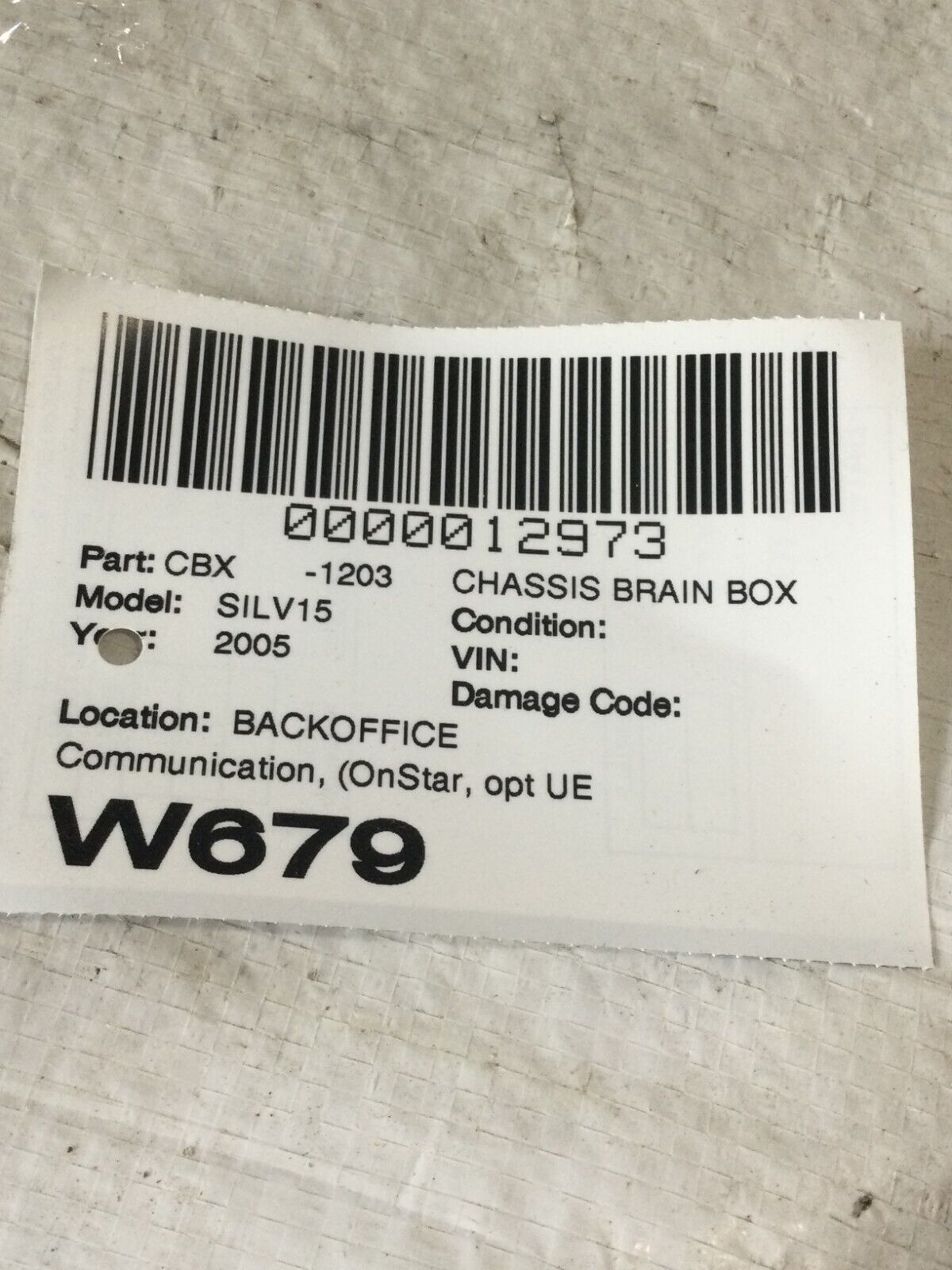 2005 Chevy Silverado 1500 Communication Telematics ONSTAR Control Module OEM