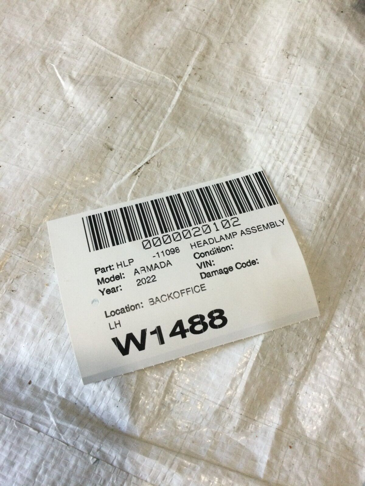 2021-2023 Nissan Armada Left Driver Side Full LED Headlight 26060-6JL1A OEM