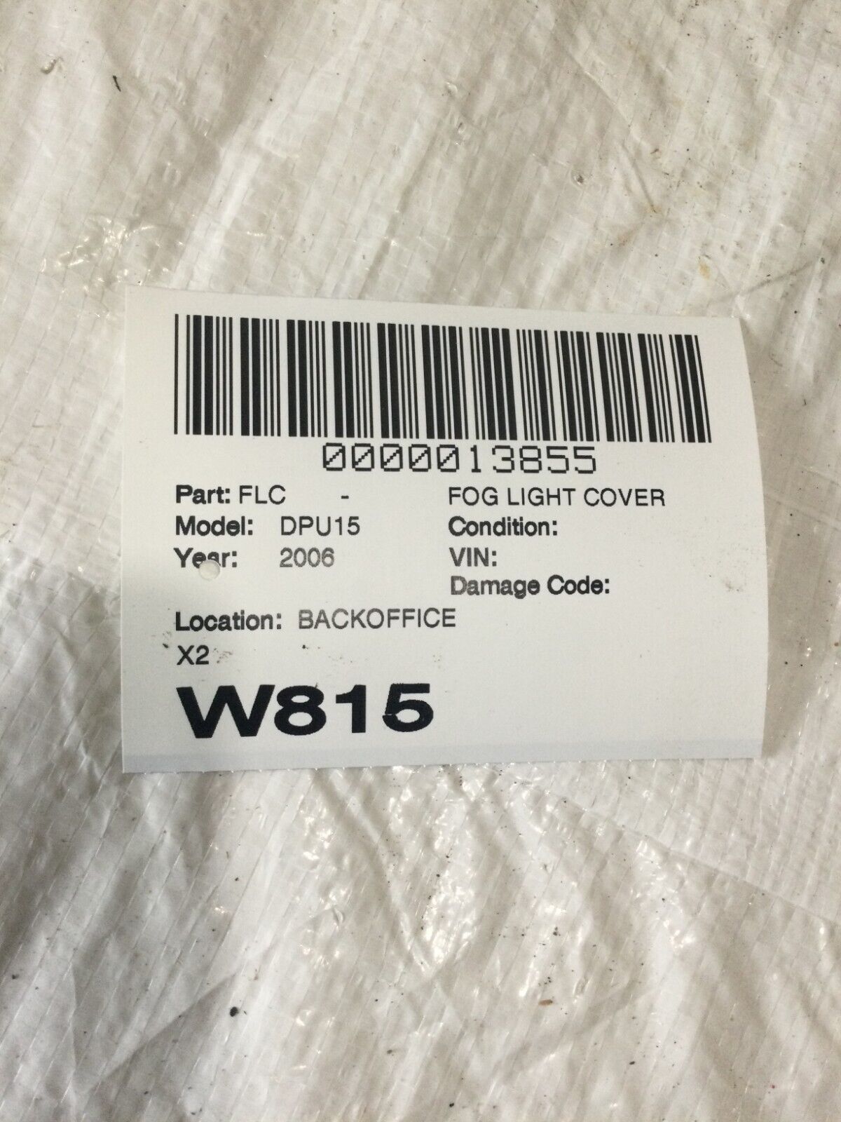 2002-2008 Dodge Ram Front Driver & Passenger Side Fog Light Cover Set OEM