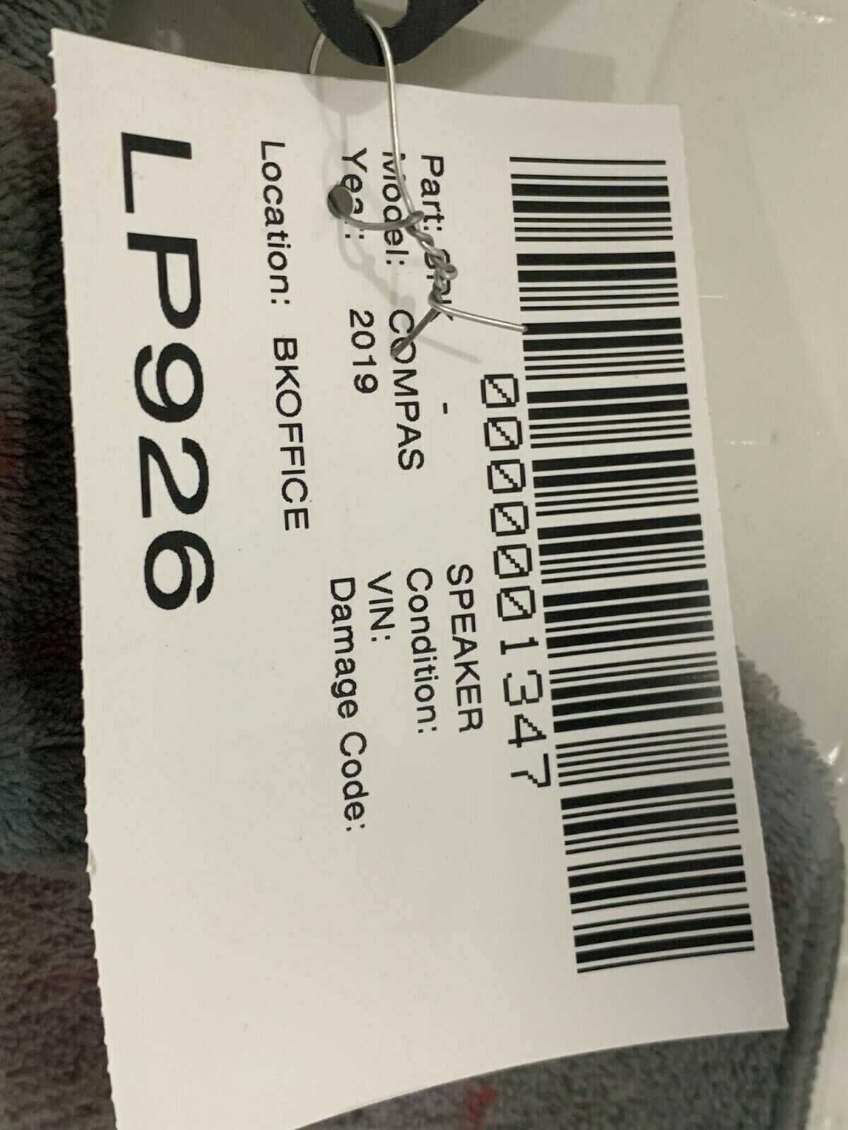 2019 Jeep Compass Front Left Or Right Speaker 05059062AB OEM