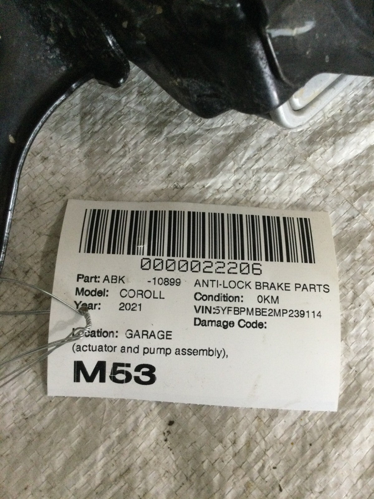 2021 Toyota Corolla ABS Anti-Lock Brake Pump Module Unit OEM