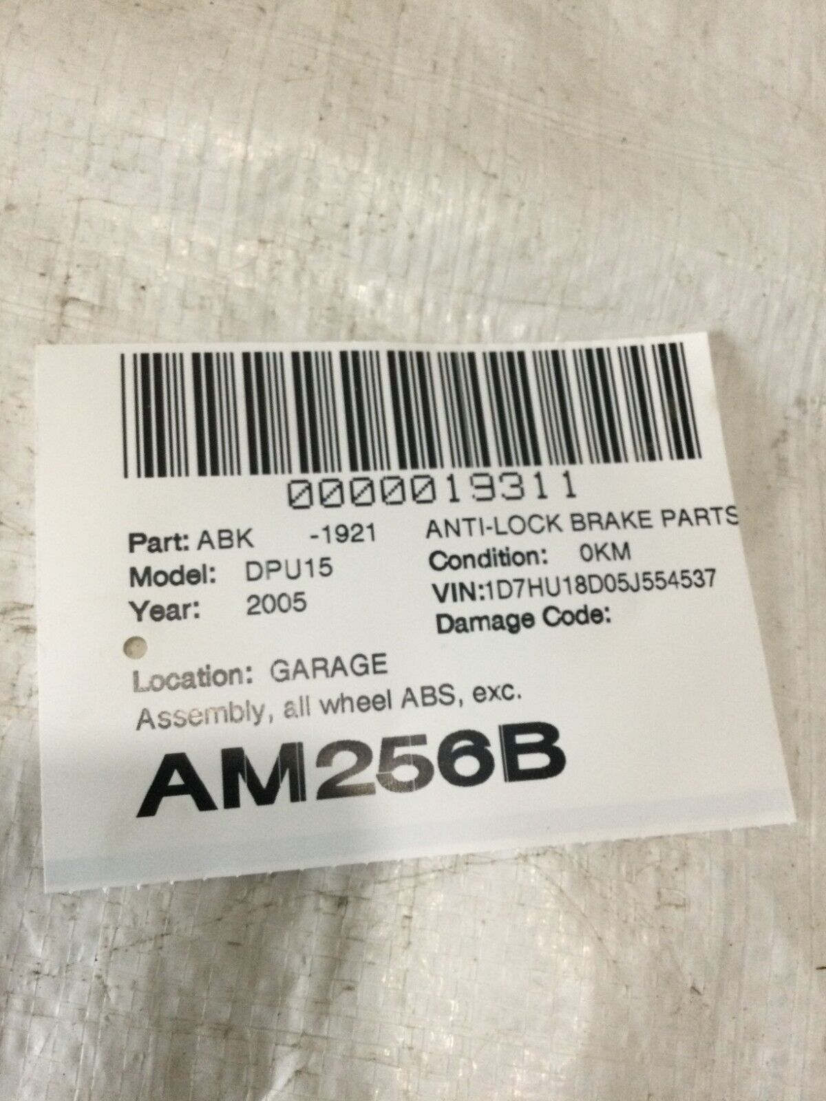 2005 Dodge Ram 1500 ABS Pump Anti Lock Brake Module 55366040AC OEM