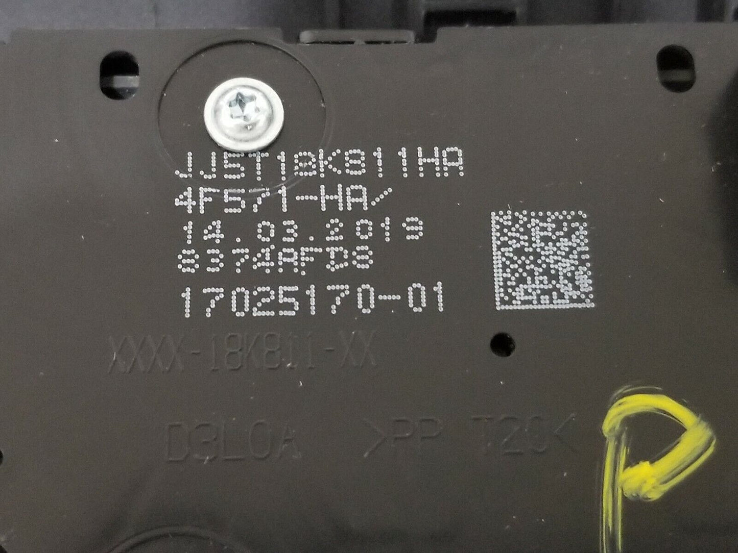 2019 Ford Escape Radio Equipment Control Panel OEM JJ5T18K811HA