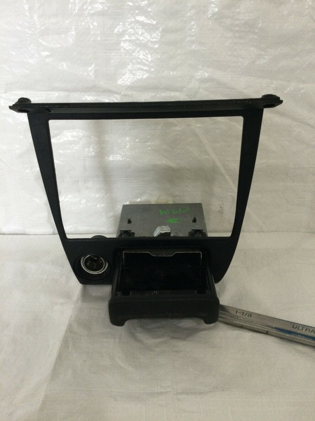 1994-1996 Toyota Corolla 55413-02010 Dash Ash Tray/Lighter Bezel Trim Black OEM
