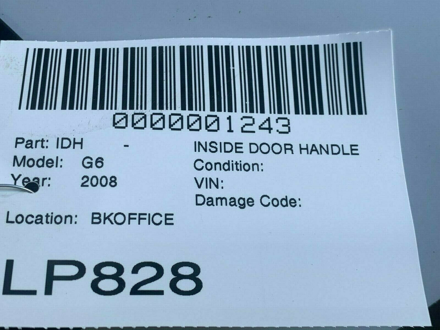 2005-2010 Pontiac G6 Front Left Driver Interior Door Handle OEM 22731743