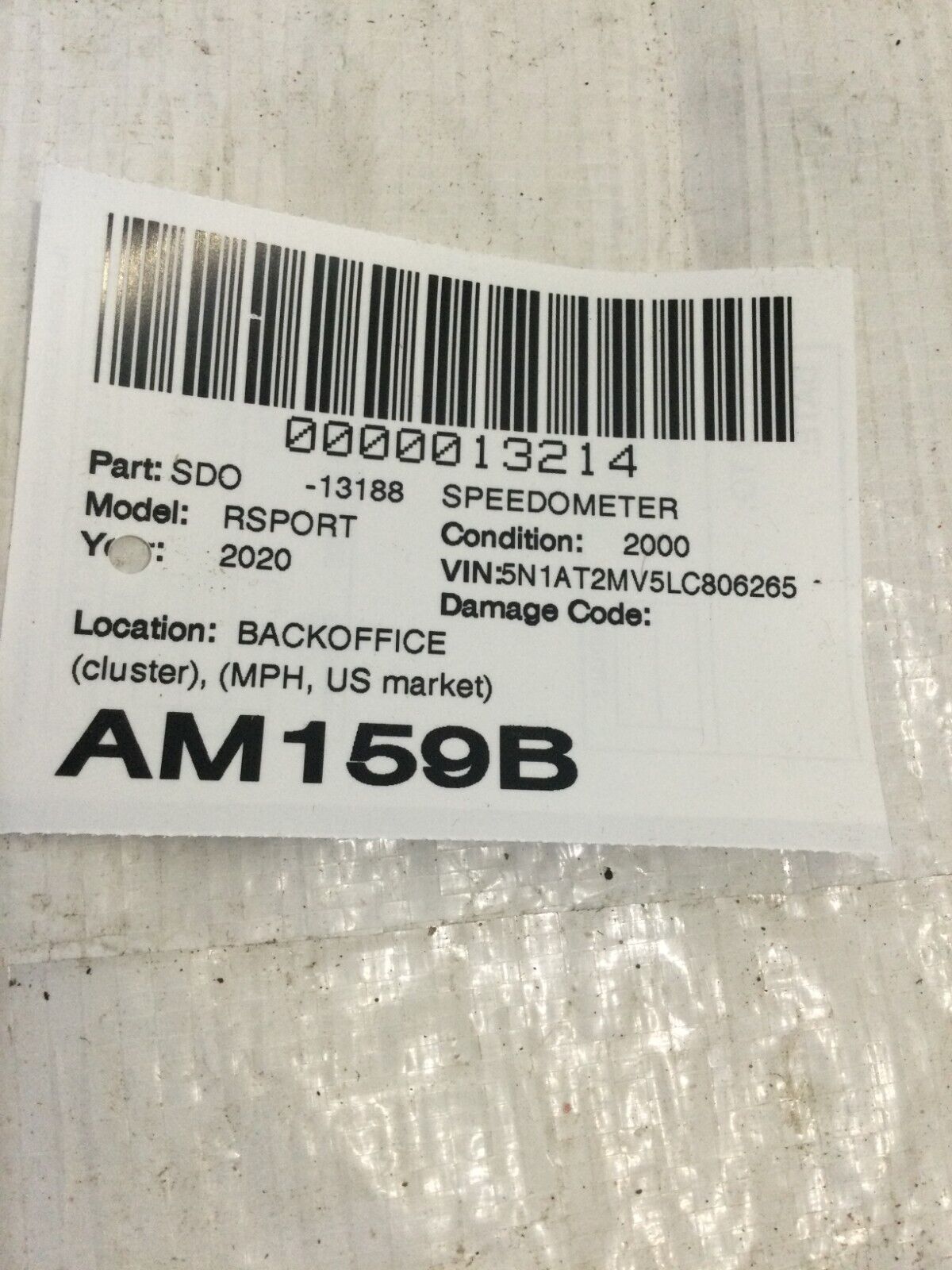 2020 Nissan Rogue Speedometer Gauges Instrument Cluster KPH OEM 248107FL4B