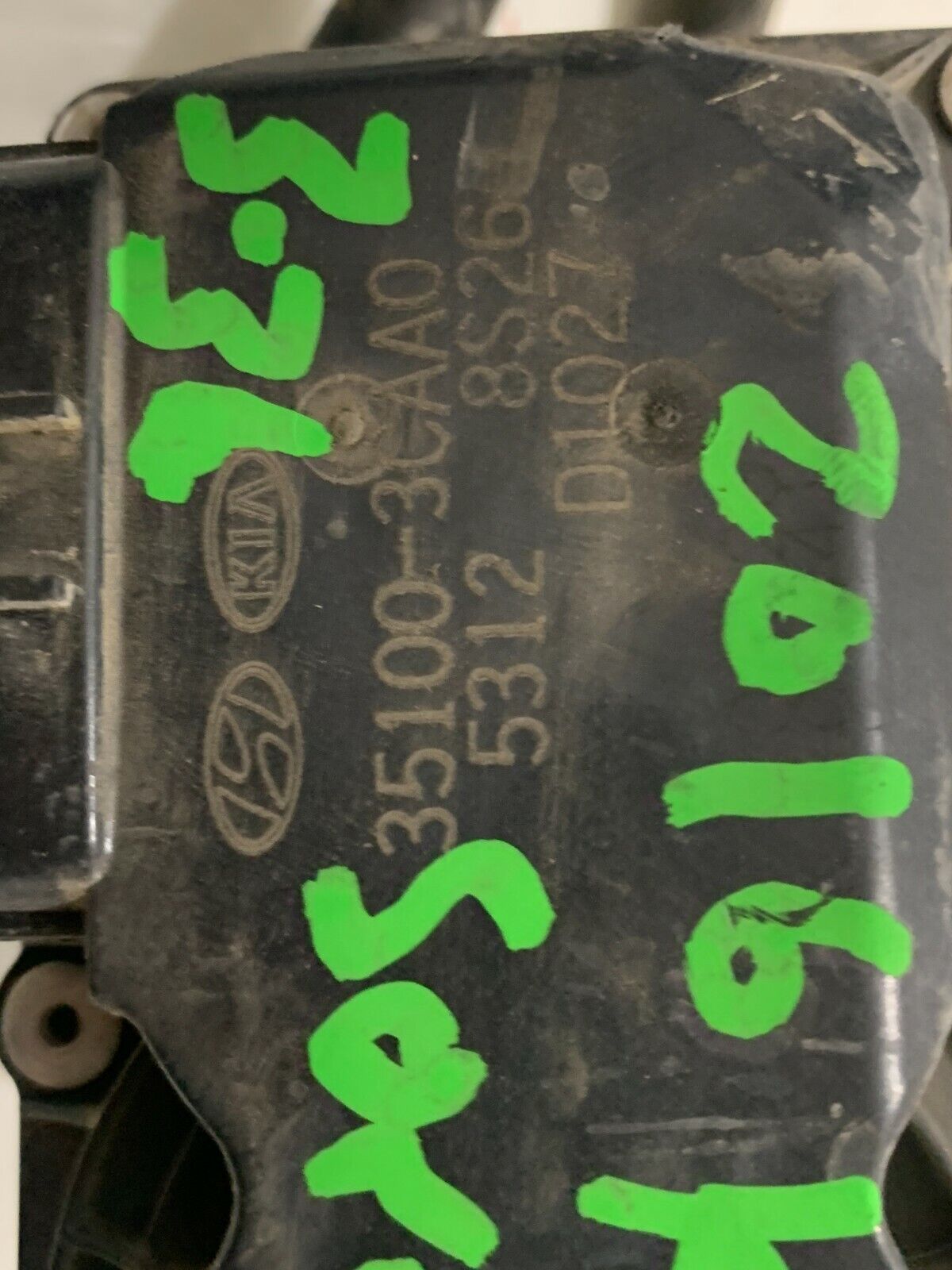 Throttle Body Air Control Valve 351003CAA0 2016 Kia Sorento V6 3.3L OEM