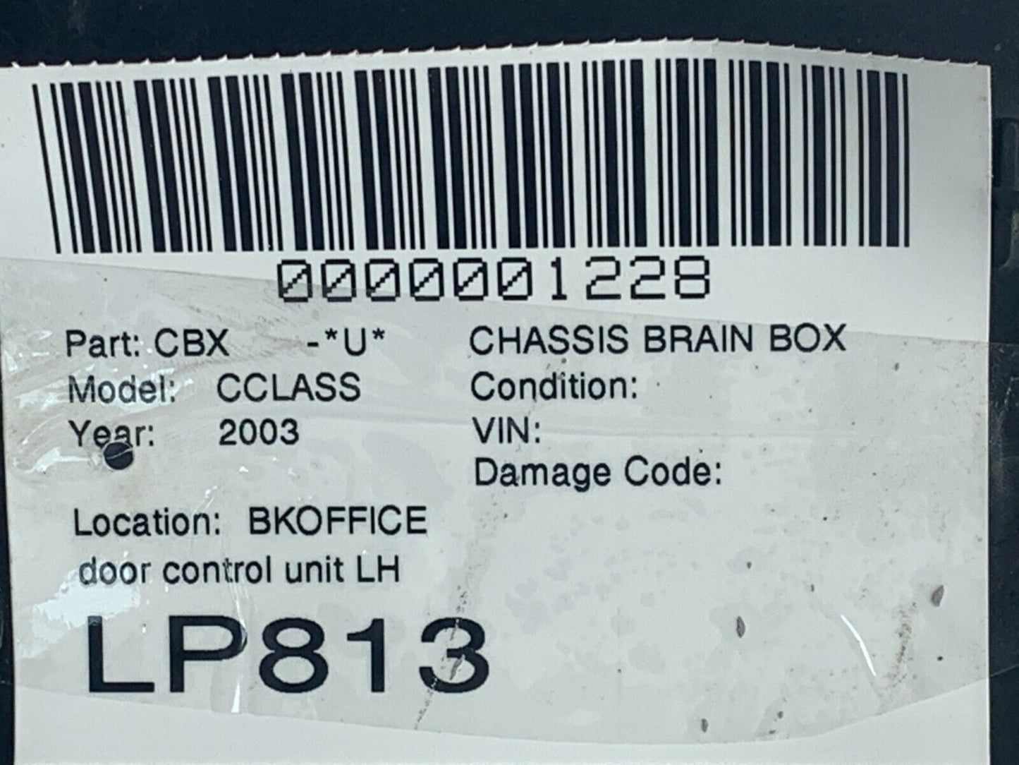 2001-2005 Mercedes-Benz A203 C240 C230 C320 Front Left Door Control Module OEM