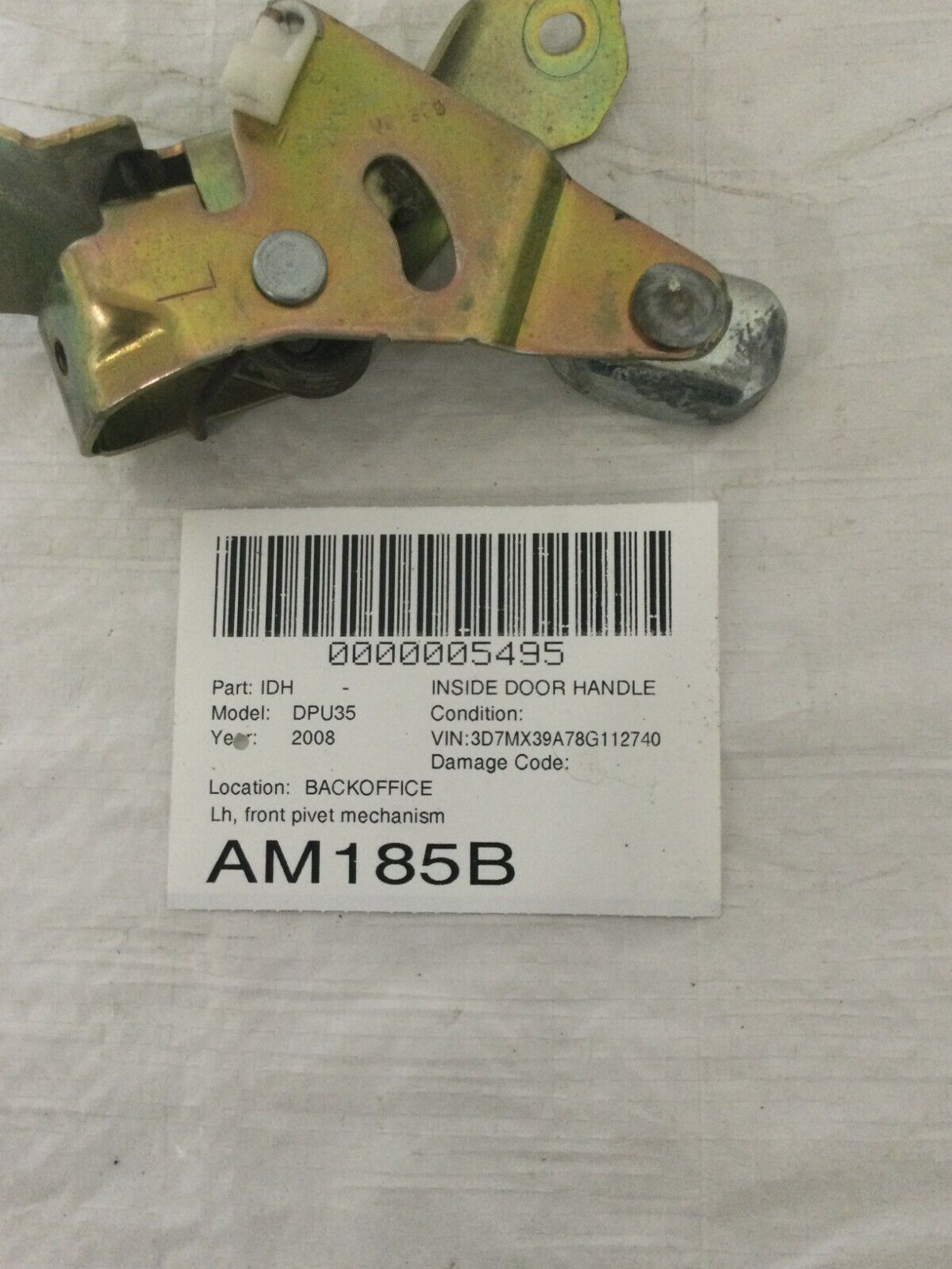 DODGE RAM 3500 CAB Front Left LH Door Handle Interior OEM 2002 - 2008