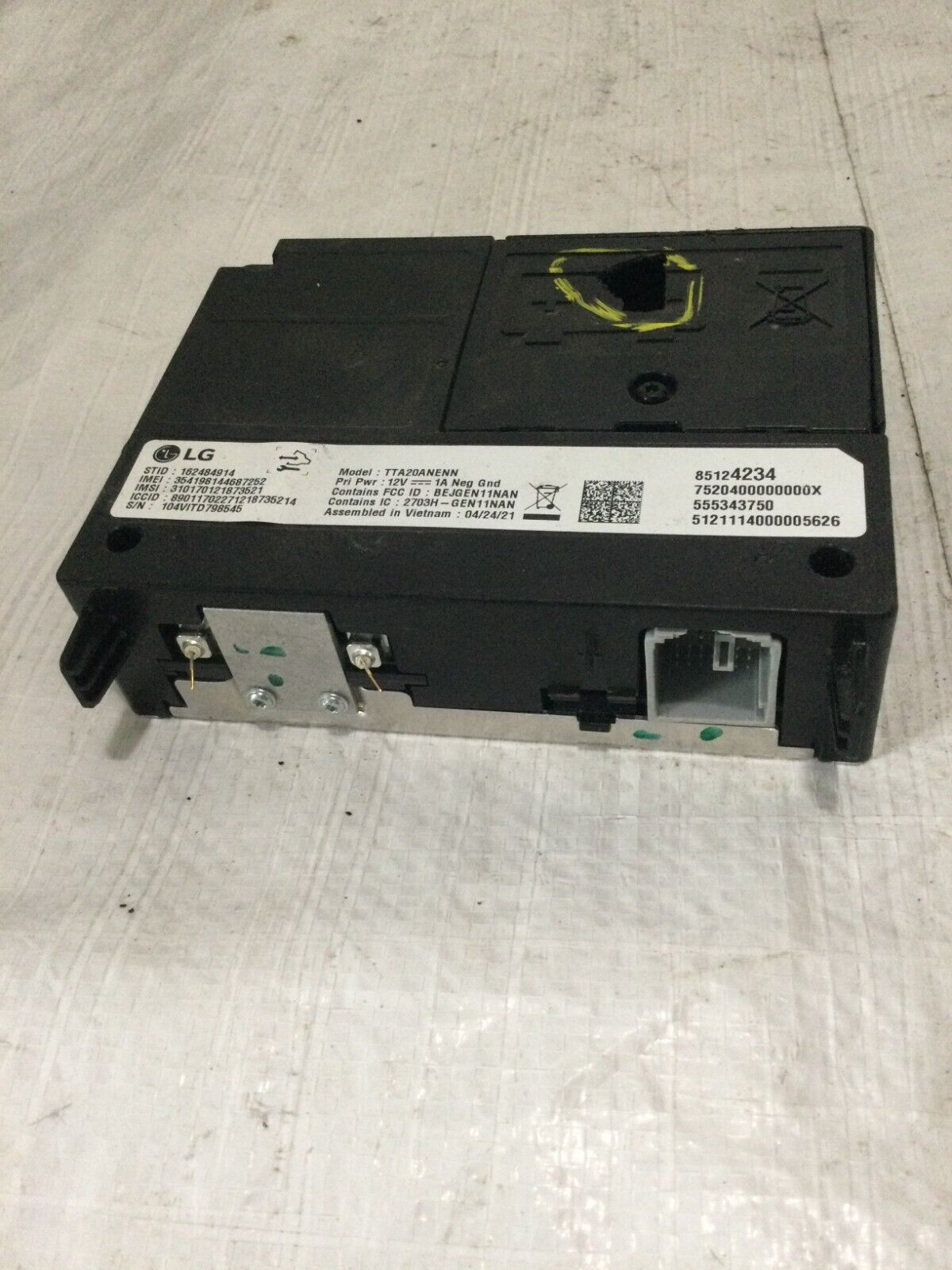 2021 Chevrolet Silverado 1500 Communication Telematics Module 85124234 OEM