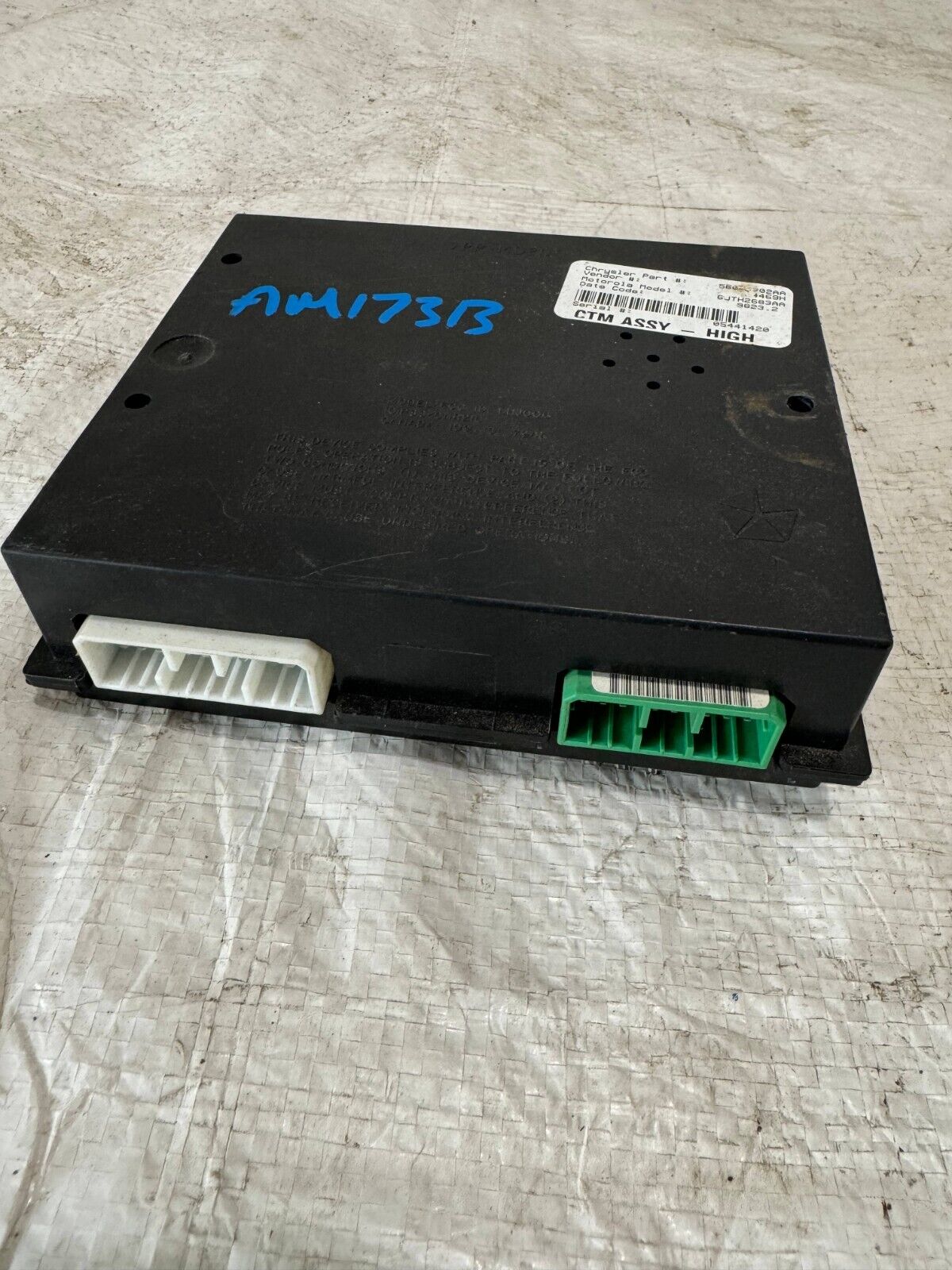 1998 Dodge Ram 2500 BCM Body Control Module OEM 56045202AA